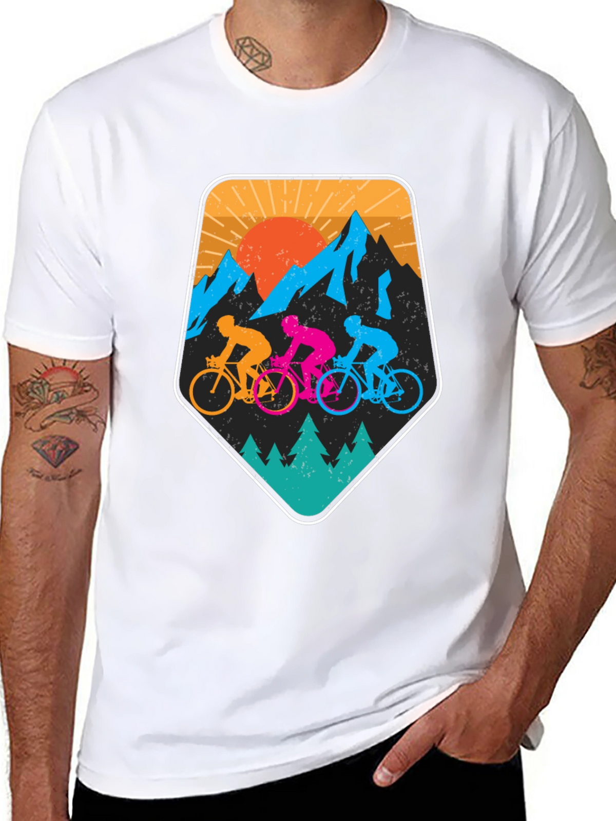 Mountain Biking T-Shirt - Outdoor Adventure Tee