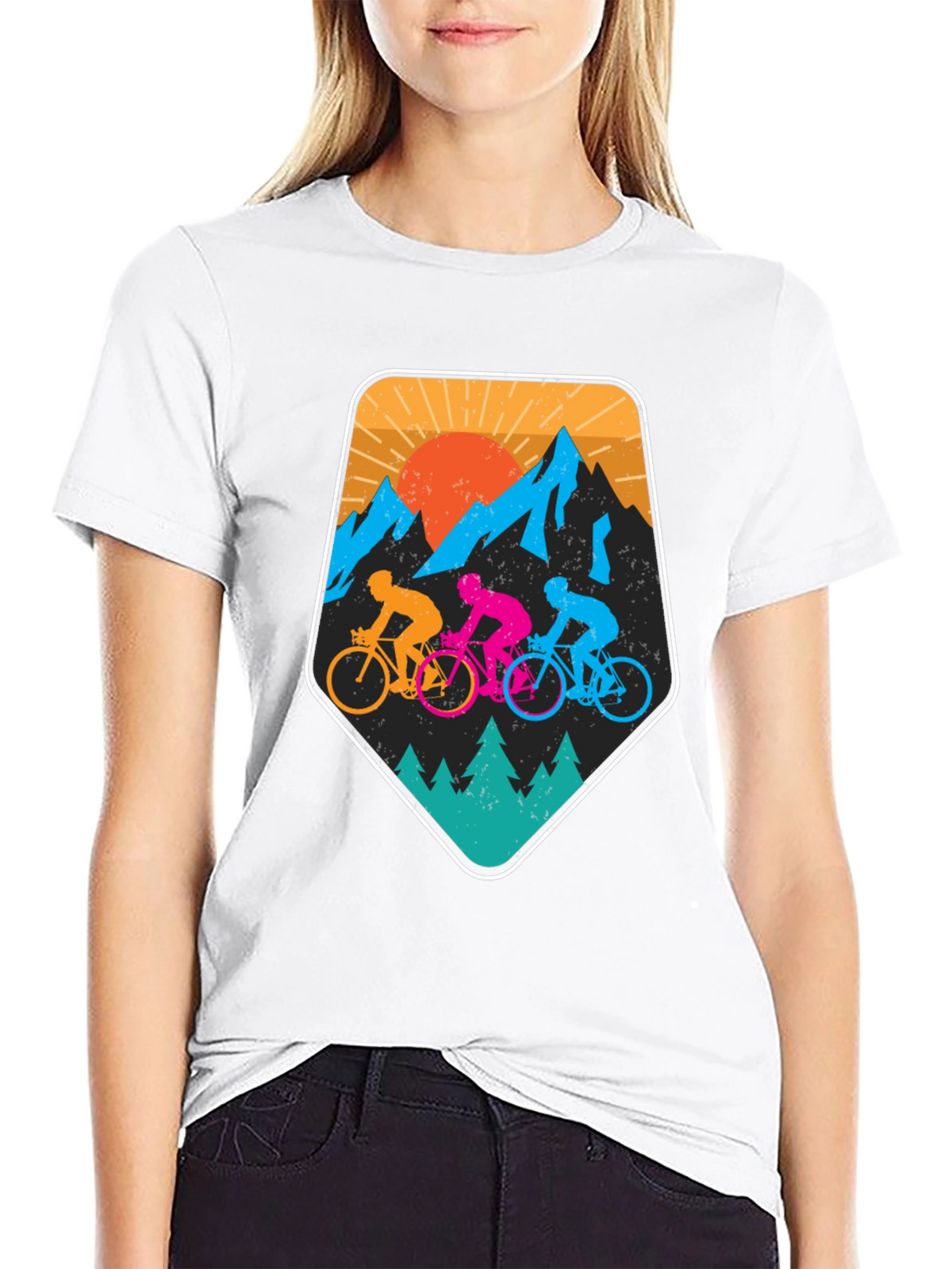 Mountain Biking T-Shirt - Outdoor Adventure Tee