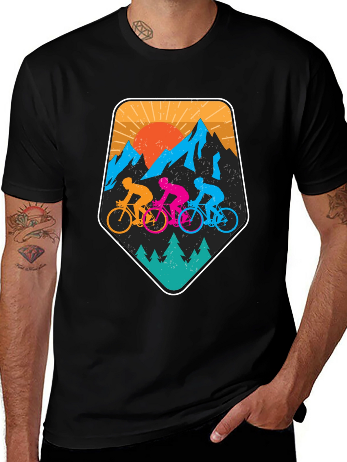 Mountain Biking T-Shirt - Outdoor Adventure Tee