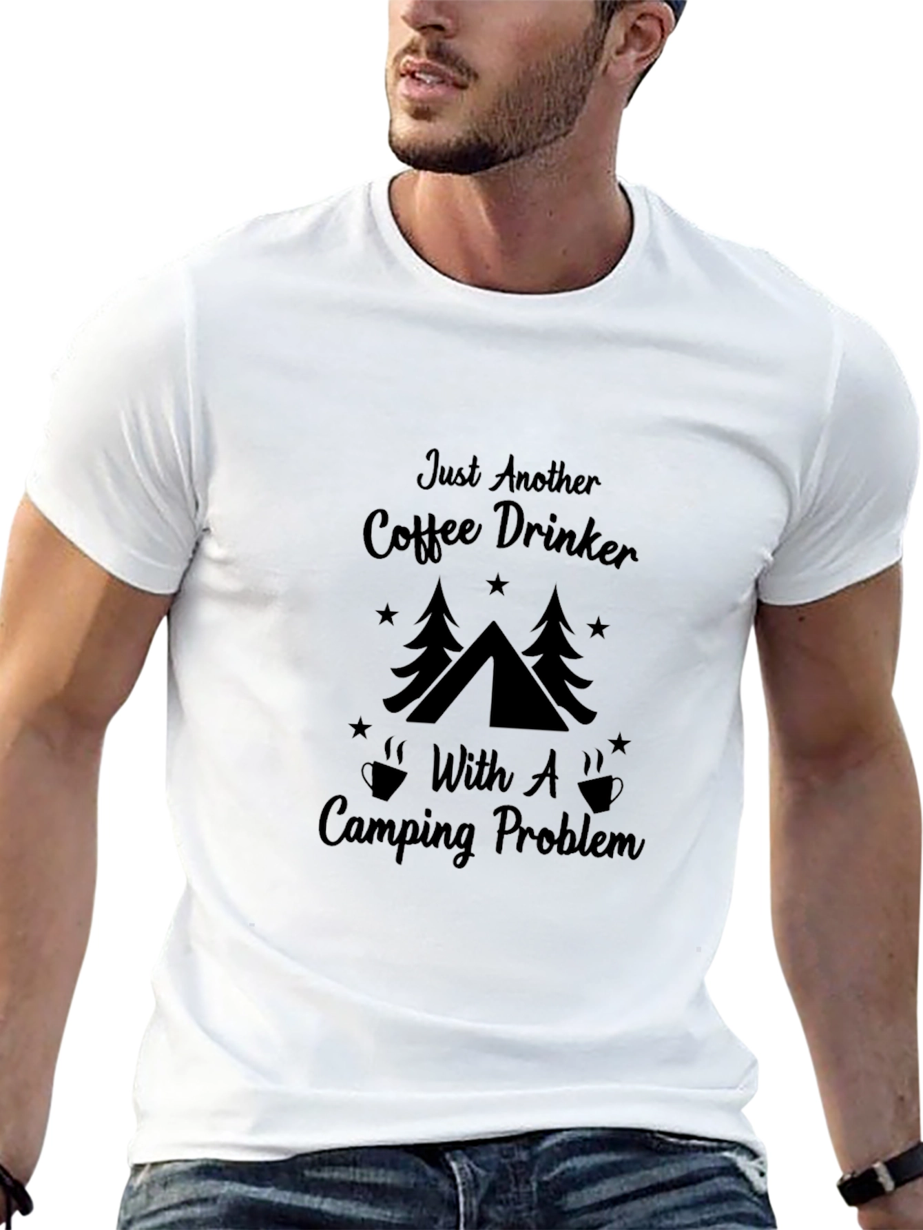 Coffee & Camping T-Shirt - Outdoor Adventure Apparel