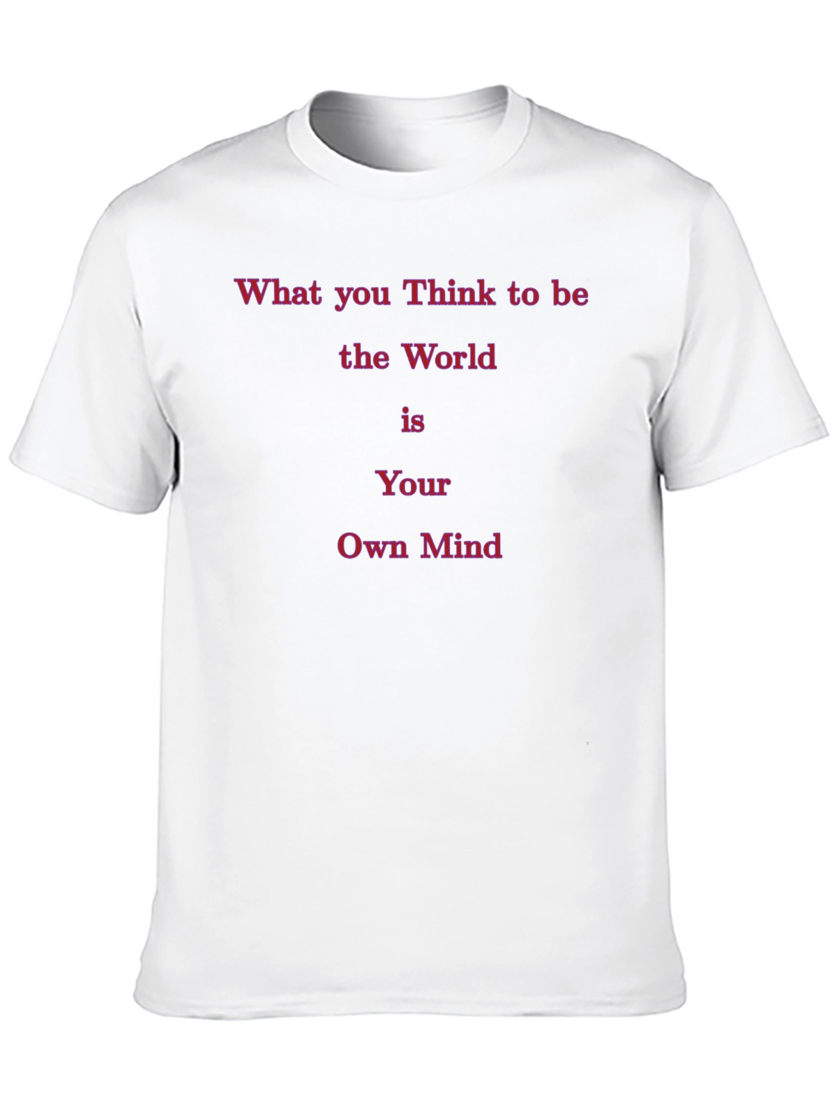 Mindful World Tee: Own Your Thoughts