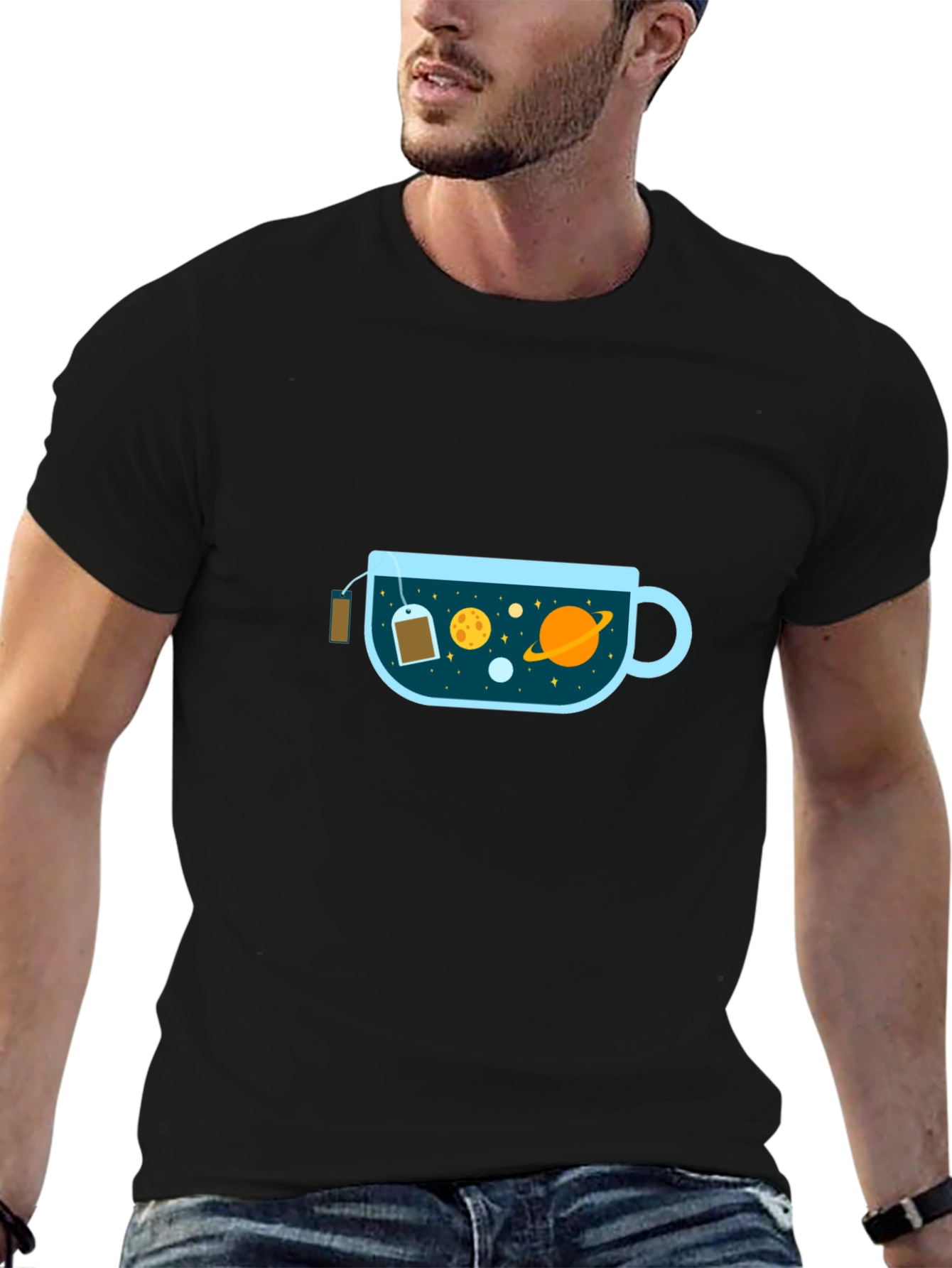 Cosmic Tea T-Shirt - Stylish Graphic Tee