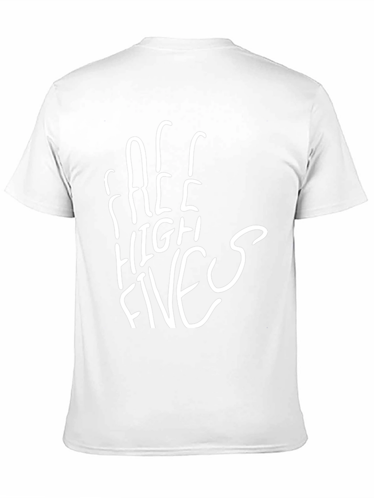 Free High Fives Black Tee - Casual Comfort