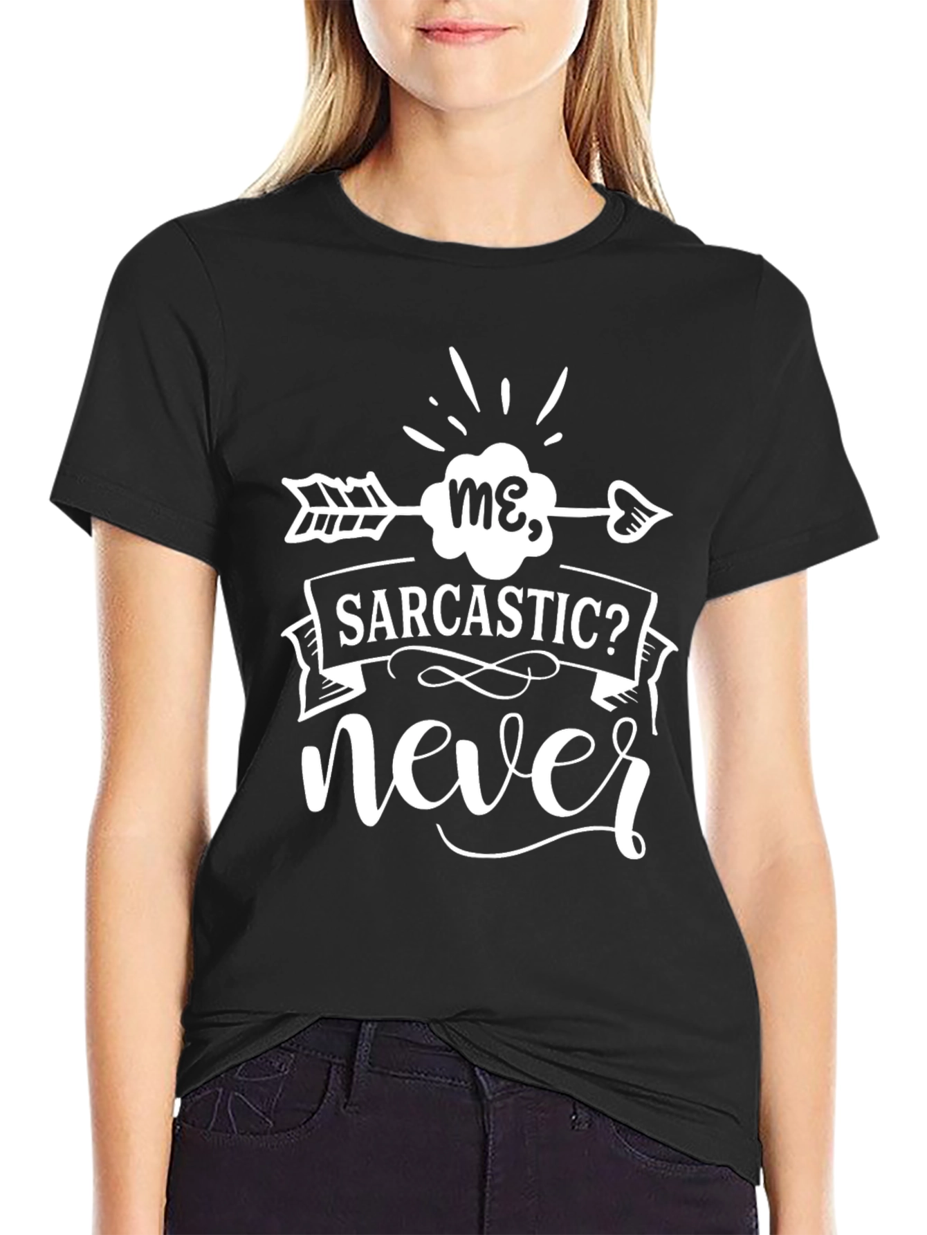 Sarcastic? Never Graphic Tee