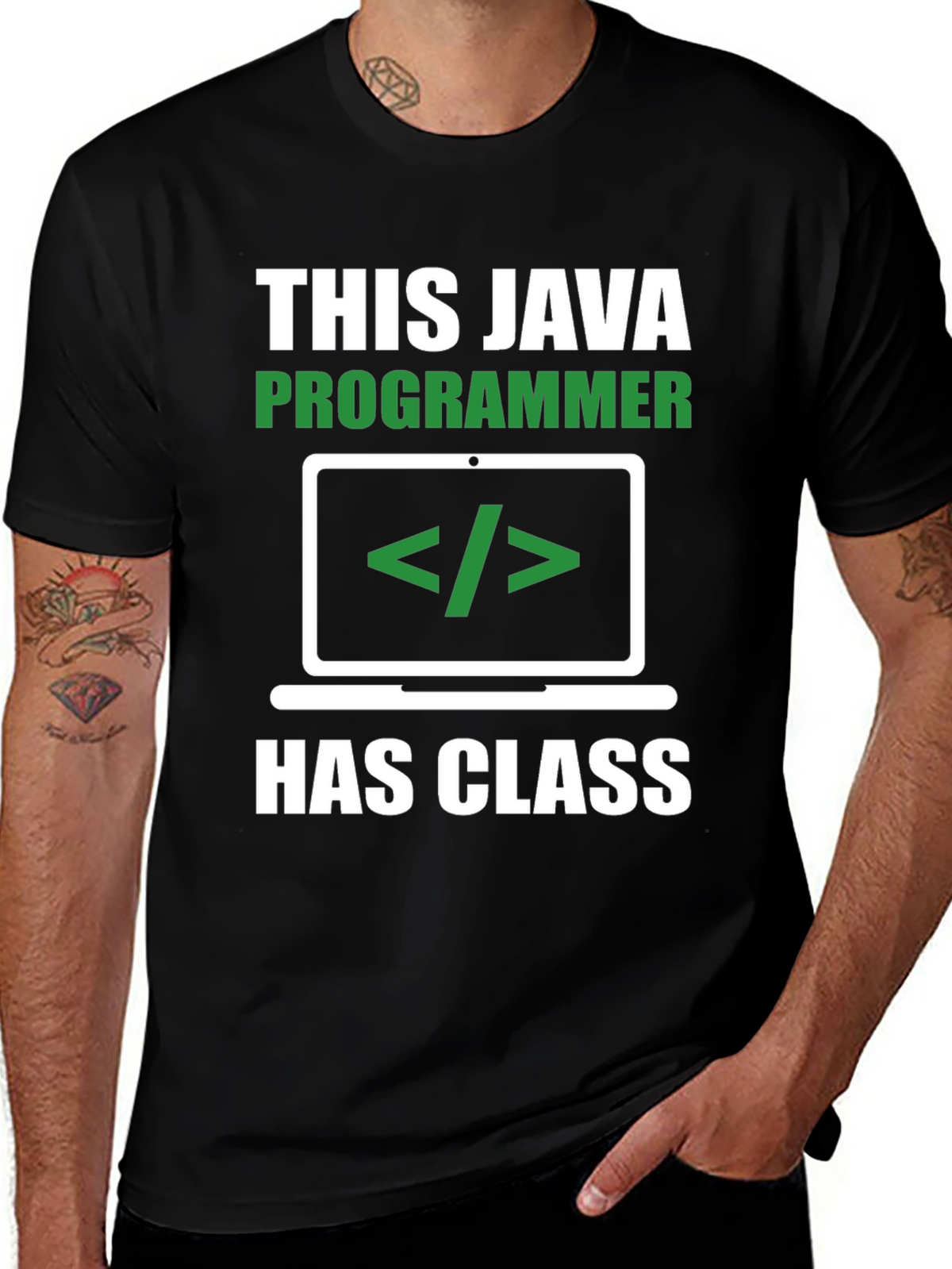Java Programmer T-Shirt - Has Class Coding Tee