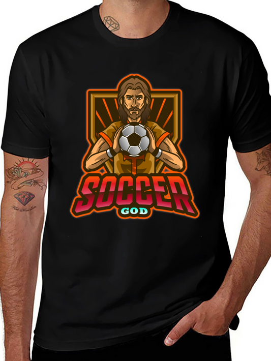 Soccer God Graphic T-Shirt - Stylish & Unique Design