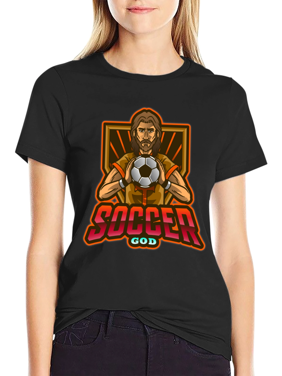 Soccer God Graphic T-Shirt - Stylish & Unique Design