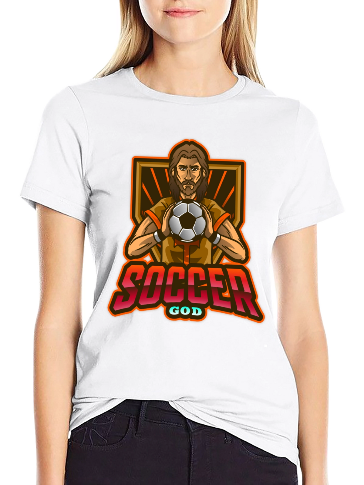 Soccer God Graphic T-Shirt - Stylish & Unique Design