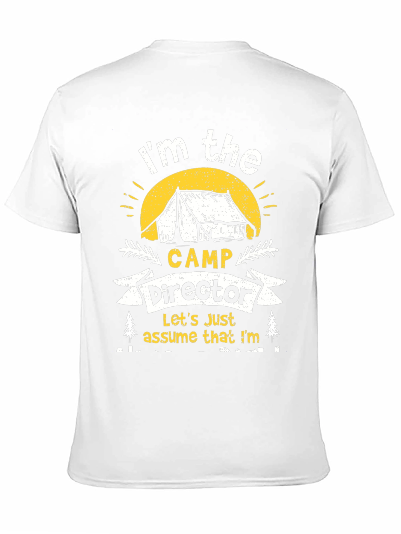 Camp Director T-Shirt - Camping Apparel