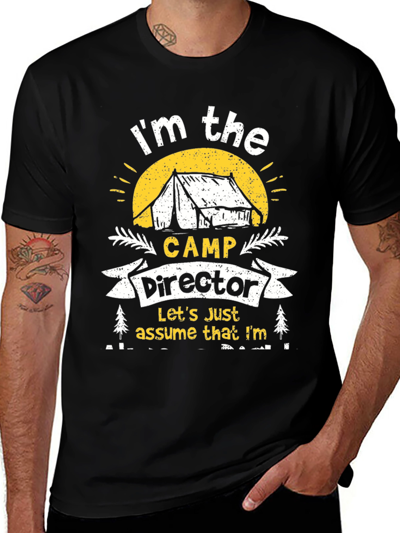 Camp Director T-Shirt - Camping Apparel