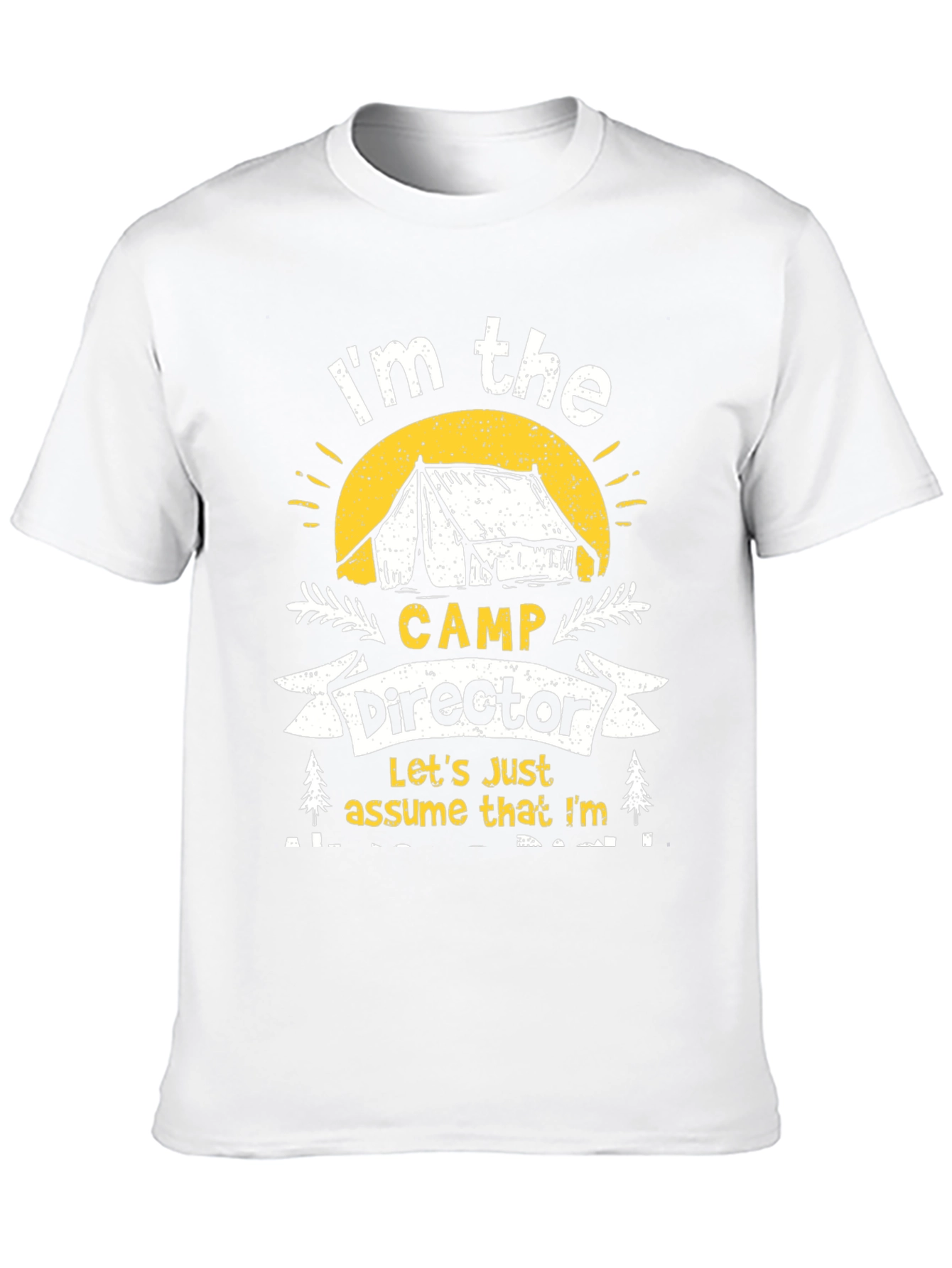Camp Director T-Shirt - Camping Apparel