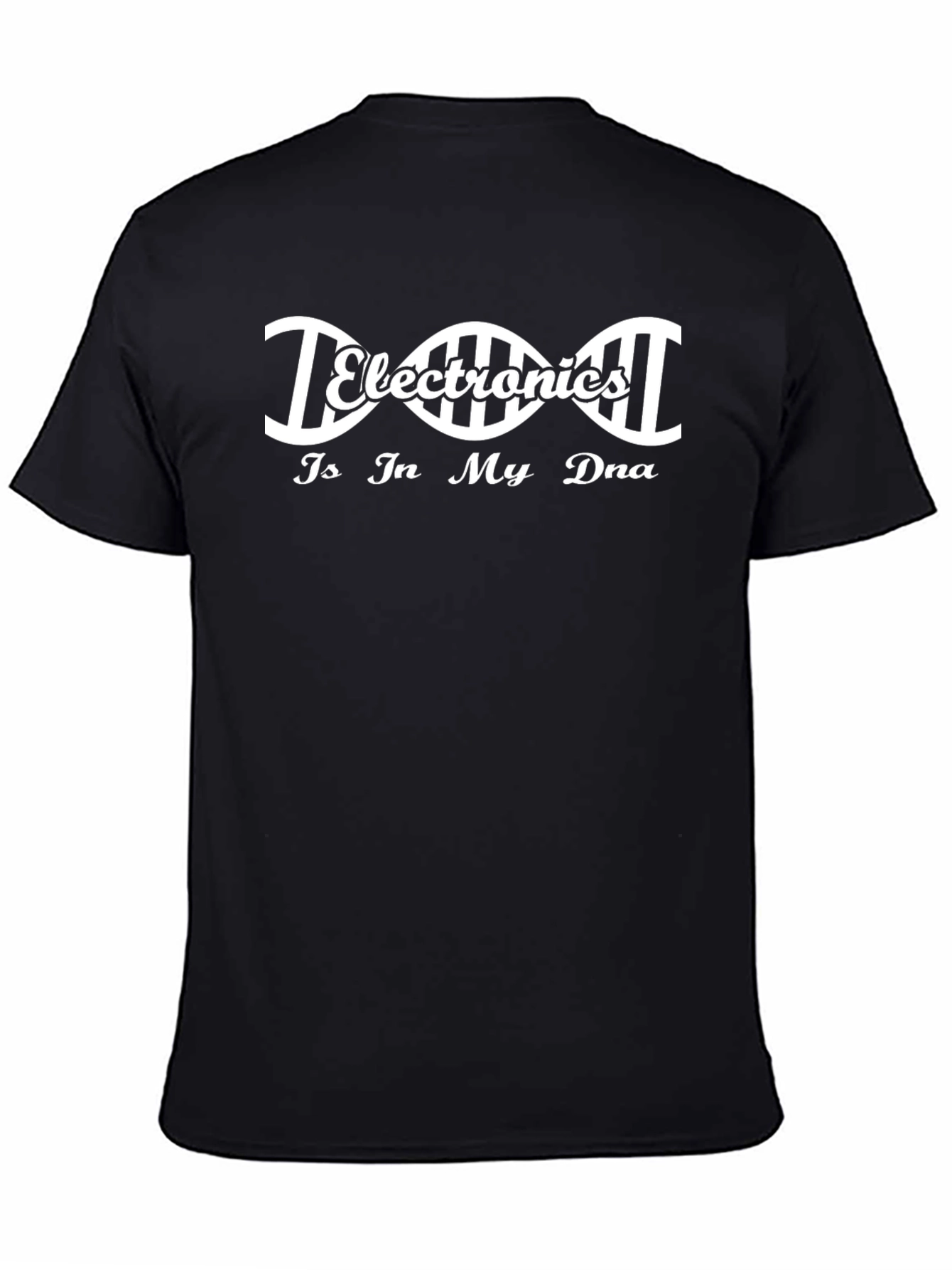 Electronics is In My DNA Black T-Shirt