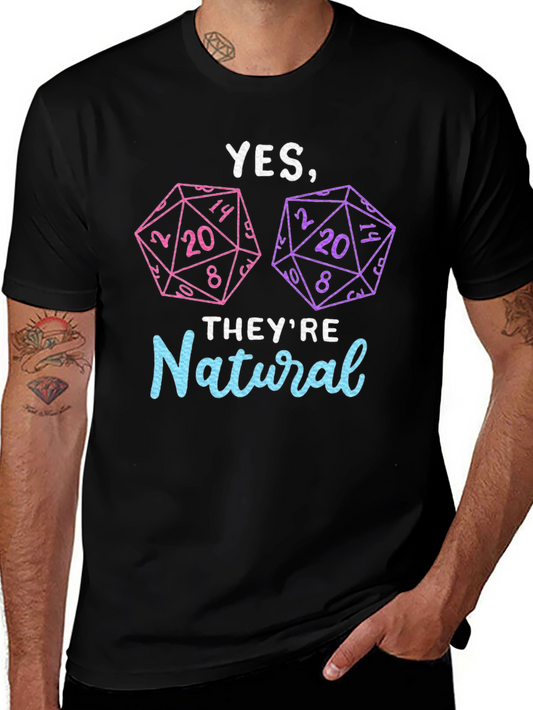 Natural 20 Dice T-Shirt | Dungeons and Dragons