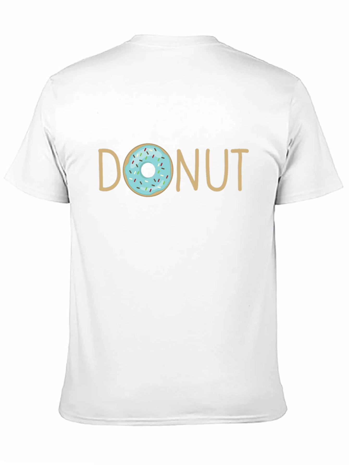 Donut Graphic T-Shirt - Casual Cotton Tee