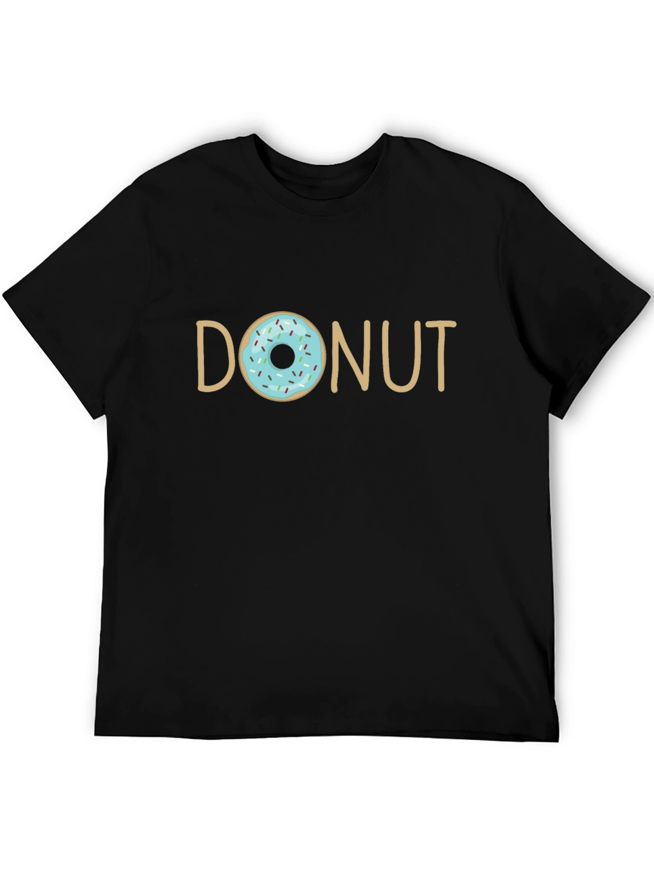 Donut Graphic T-Shirt - Casual Cotton Tee