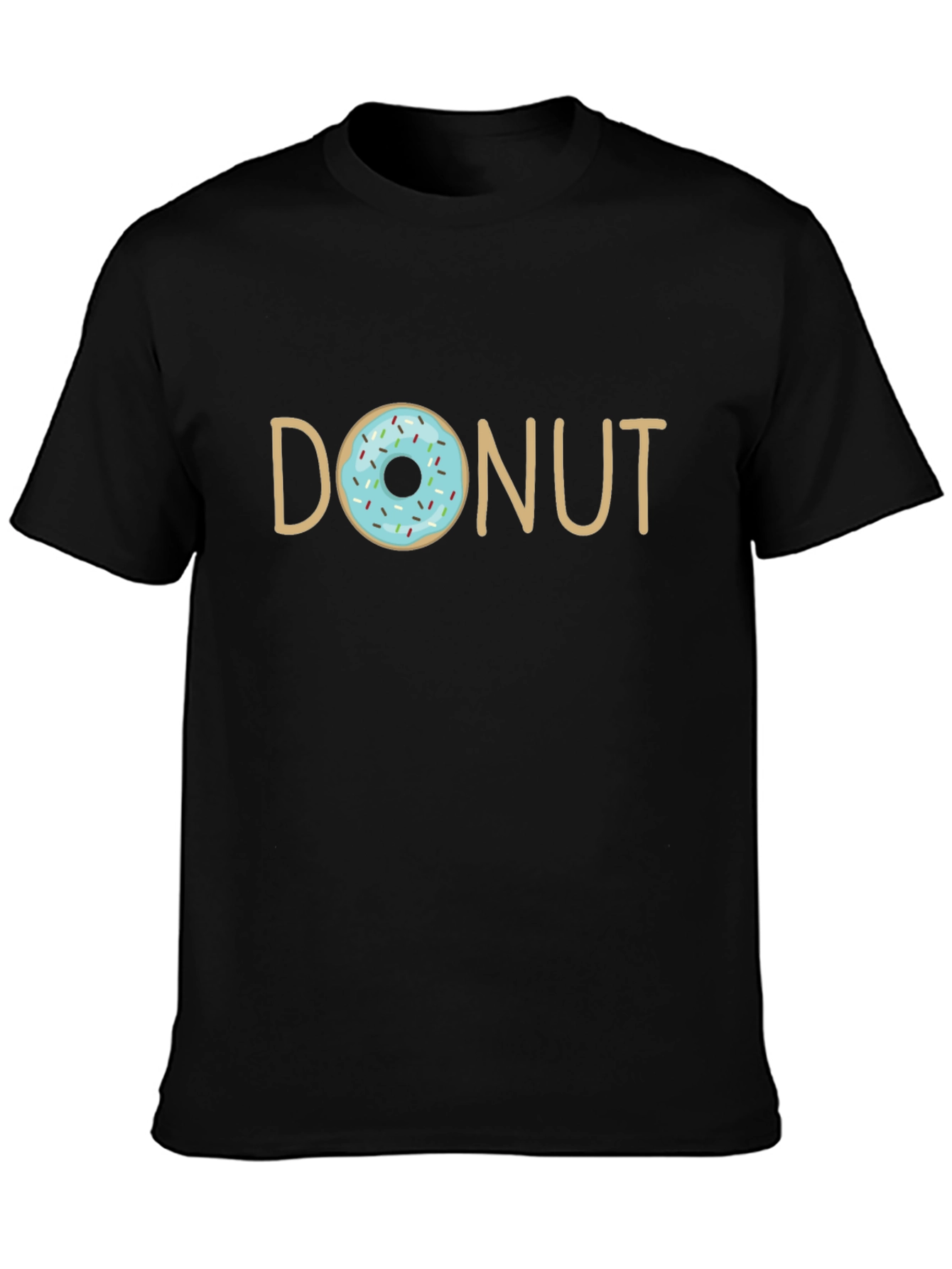 Donut Graphic T-Shirt - Casual Cotton Tee