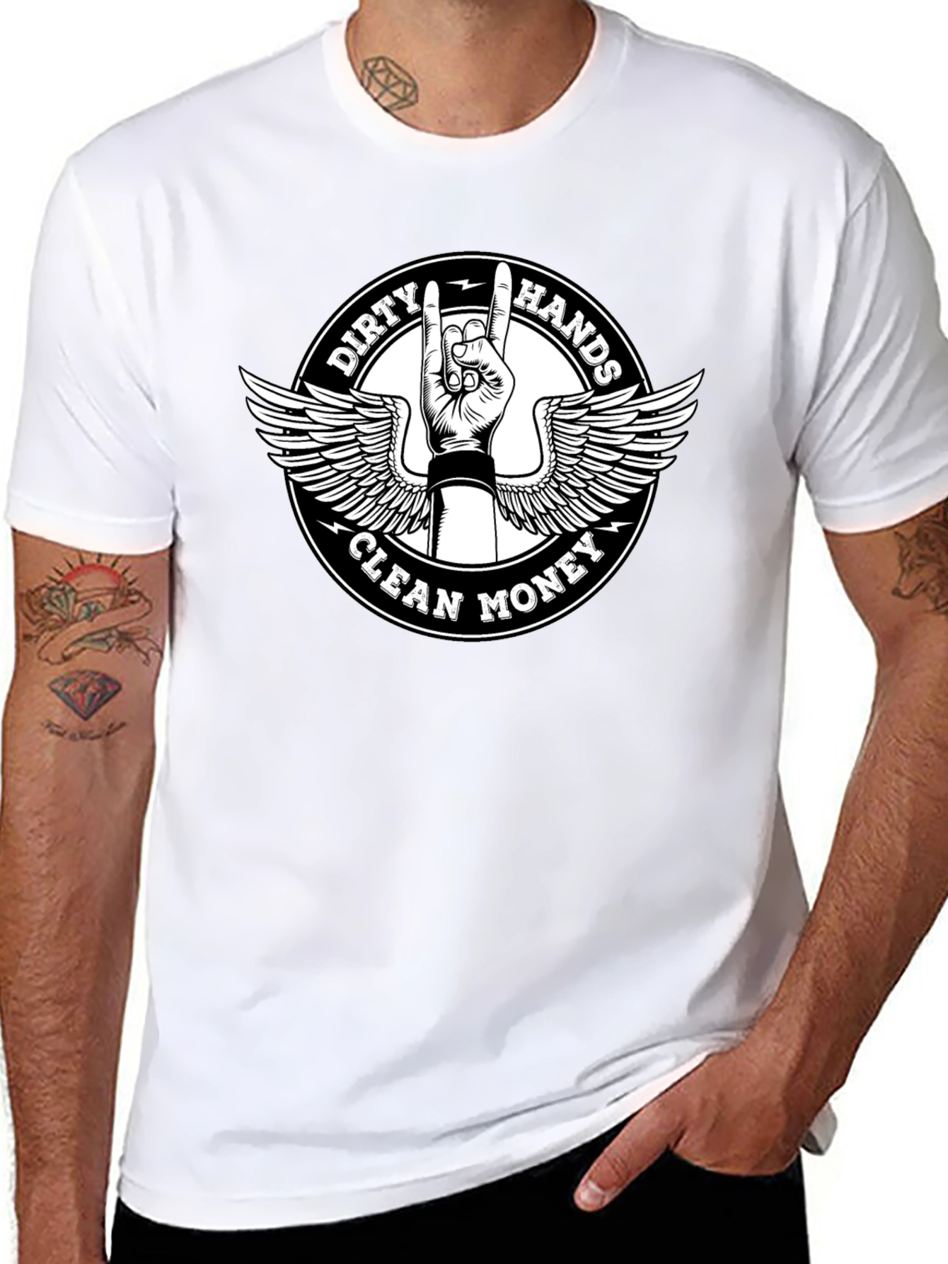 Dirty Hands Clean Money Graphic Tee