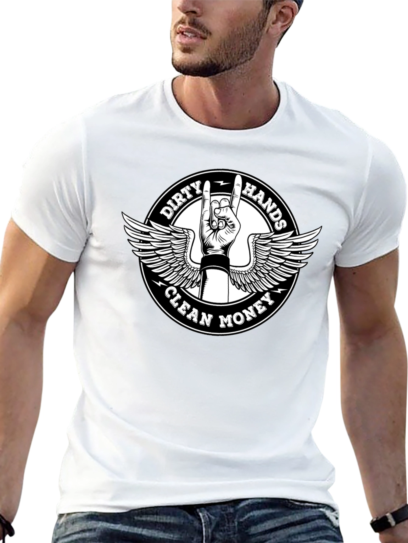 Dirty Hands Clean Money Graphic Tee