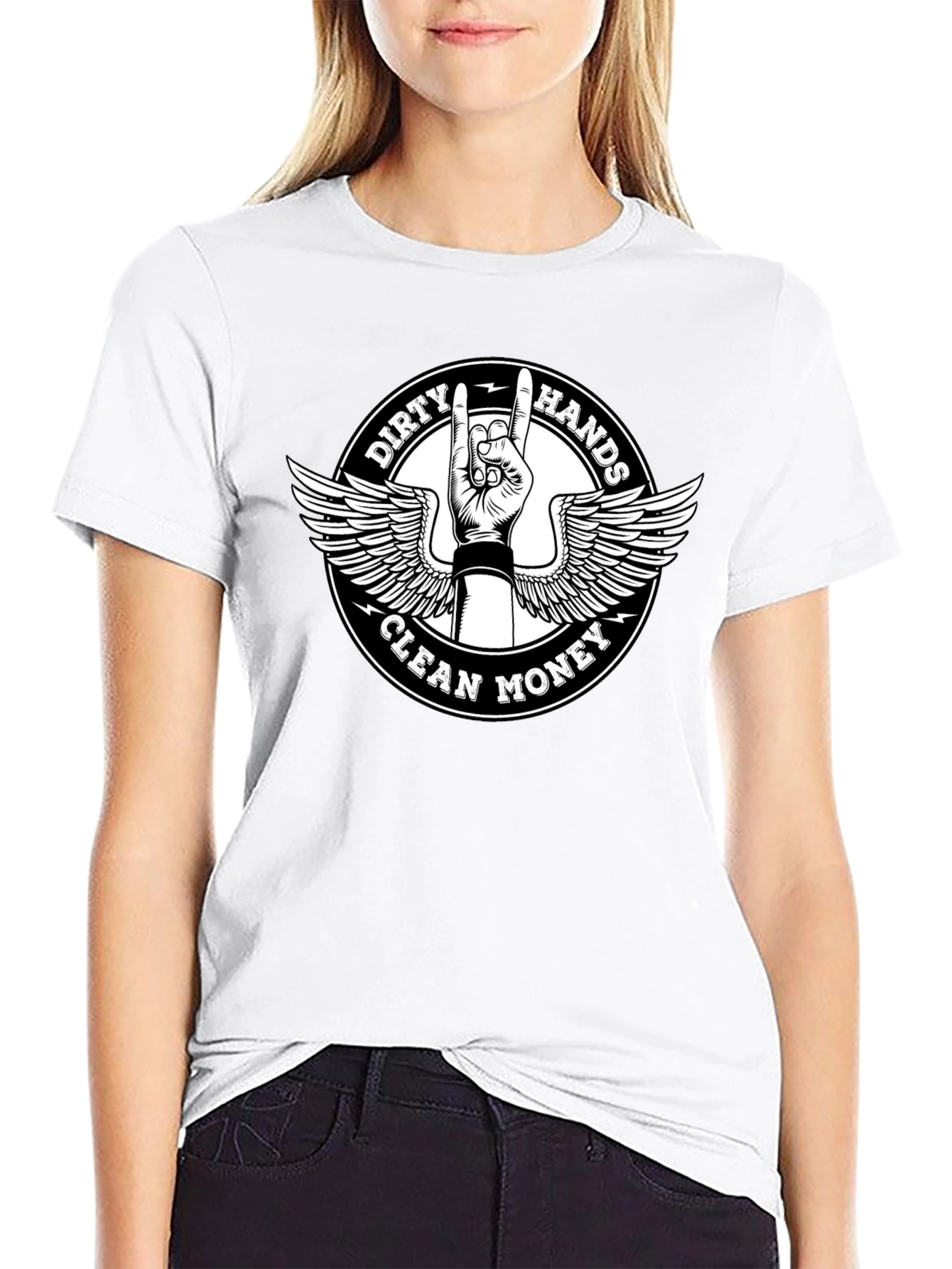 Dirty Hands Clean Money Graphic Tee