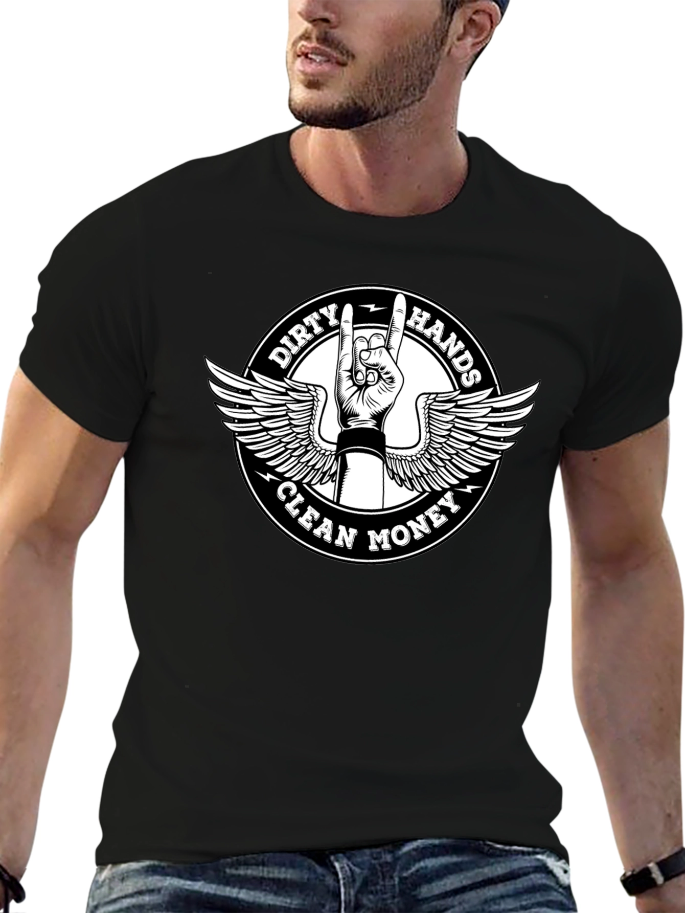Dirty Hands Clean Money Graphic Tee