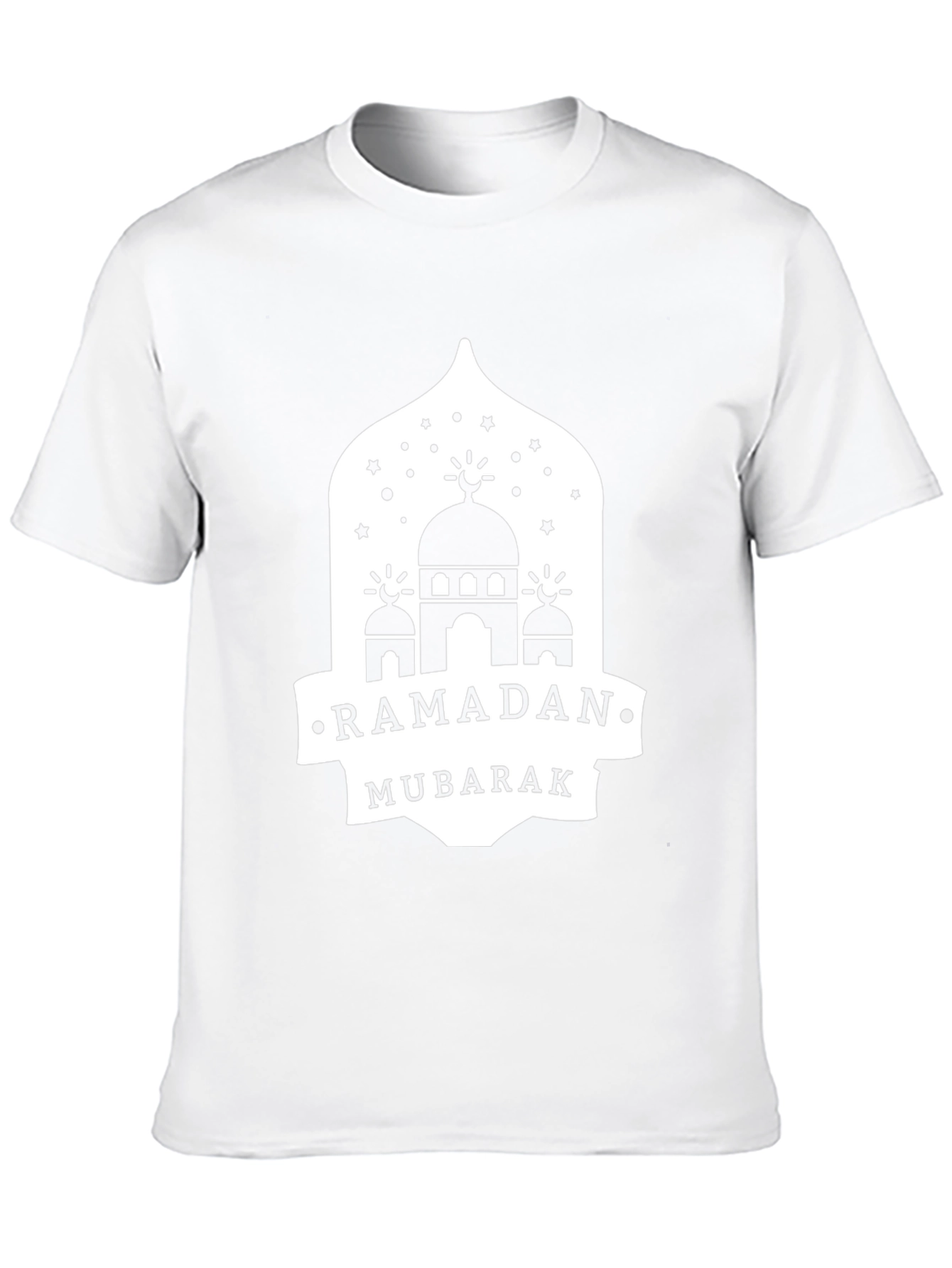 Ramadan Mubarak Graphic T-Shirt - Black