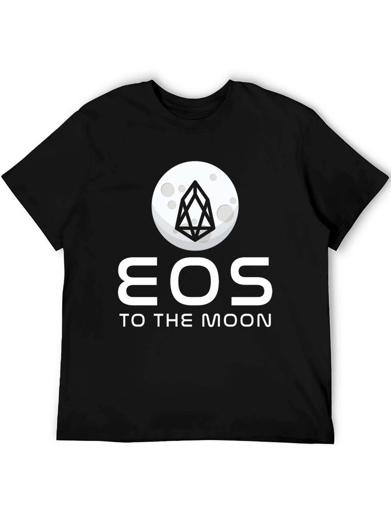 EOS To The Moon Black T-Shirt