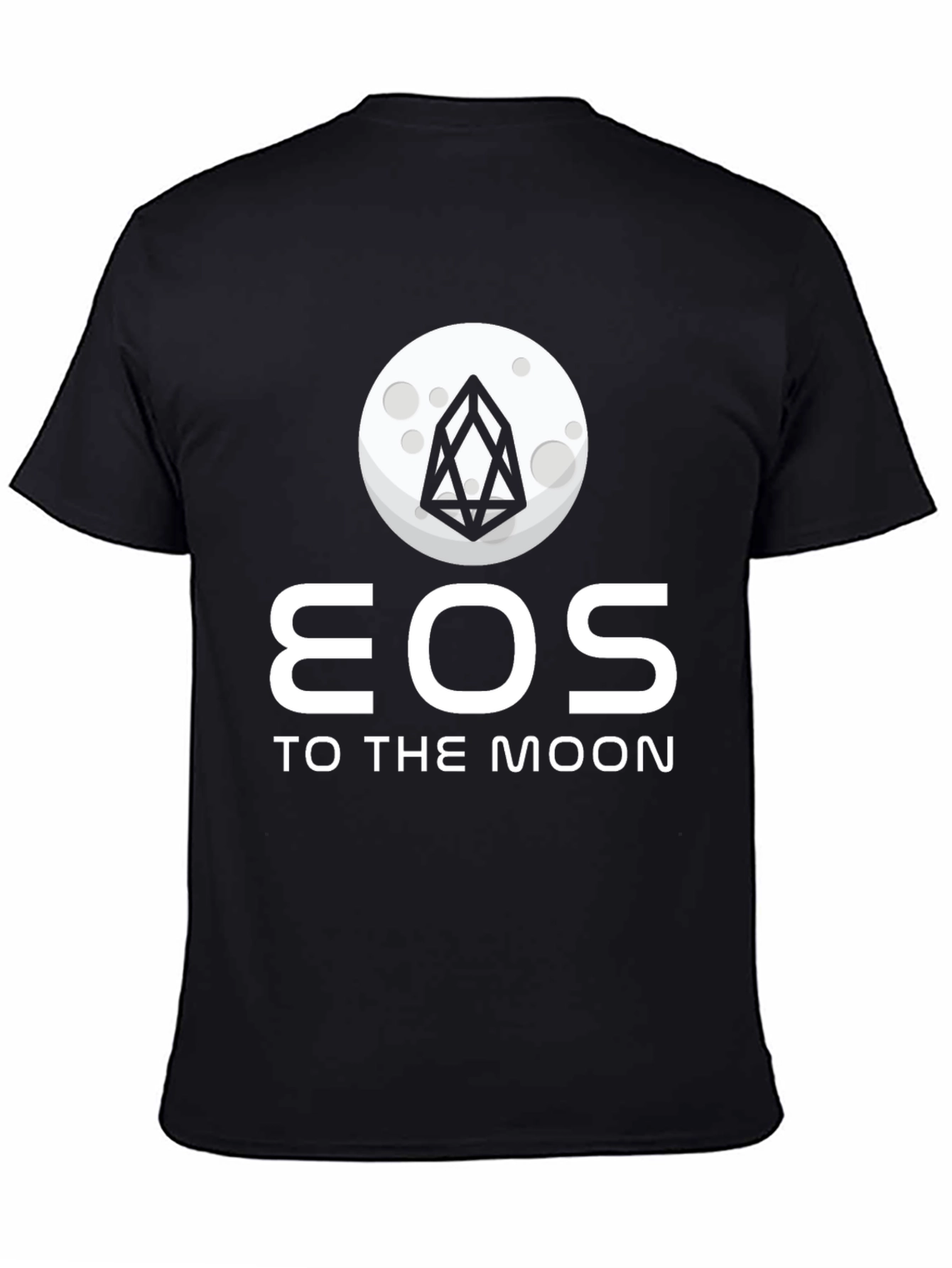 EOS To The Moon Black T-Shirt