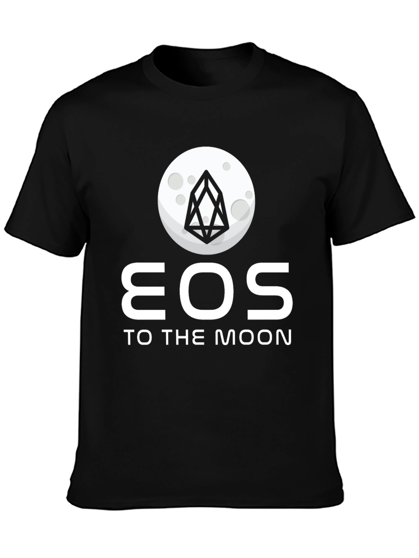 EOS To The Moon Black T-Shirt