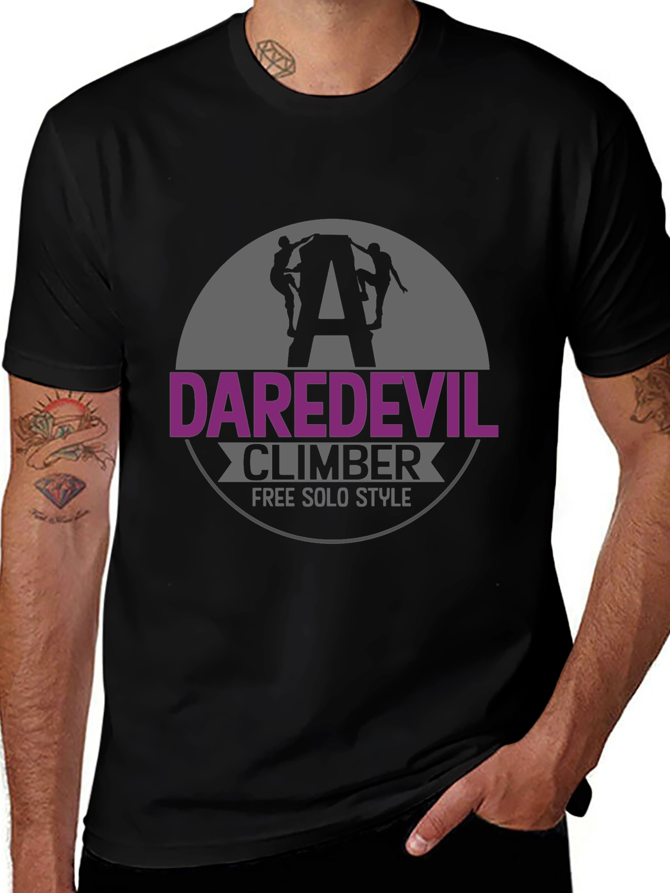Daredevil Climber T-Shirt - Free Solo Style