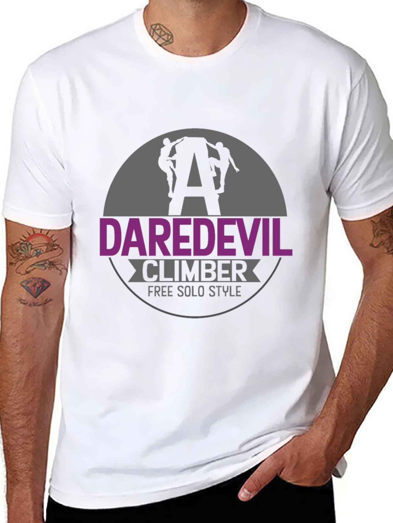Daredevil Climber T-Shirt - Free Solo Style
