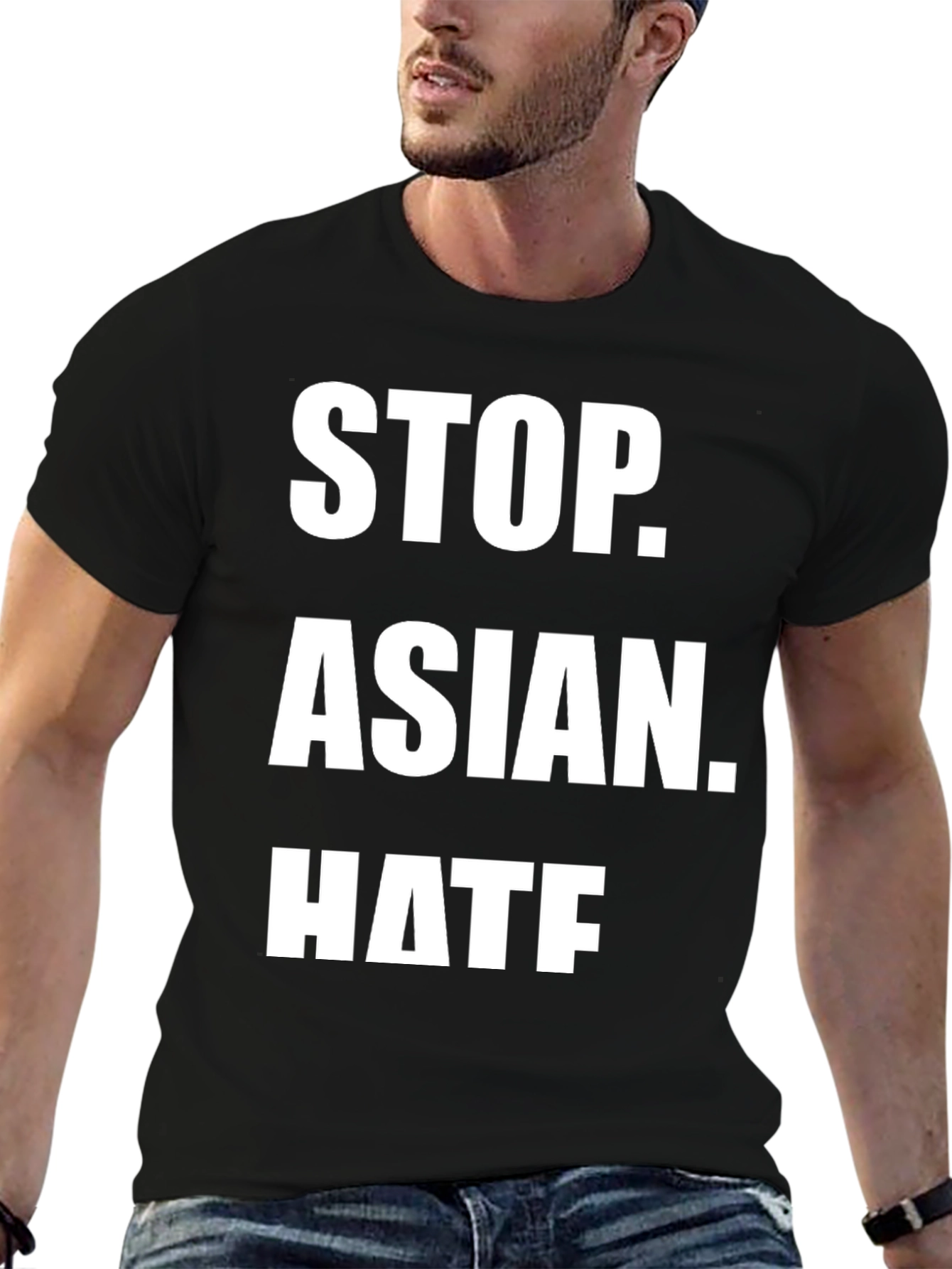 Stop Asian Hate T-Shirt - Black