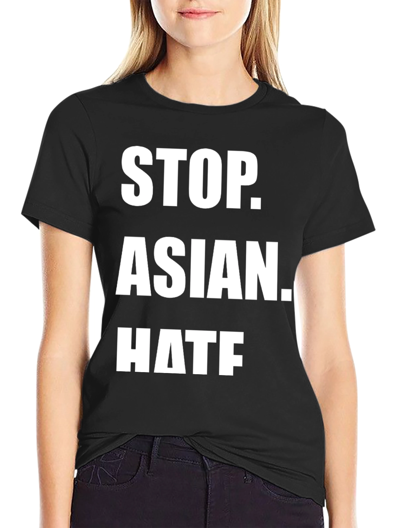 Stop Asian Hate T-Shirt - Black