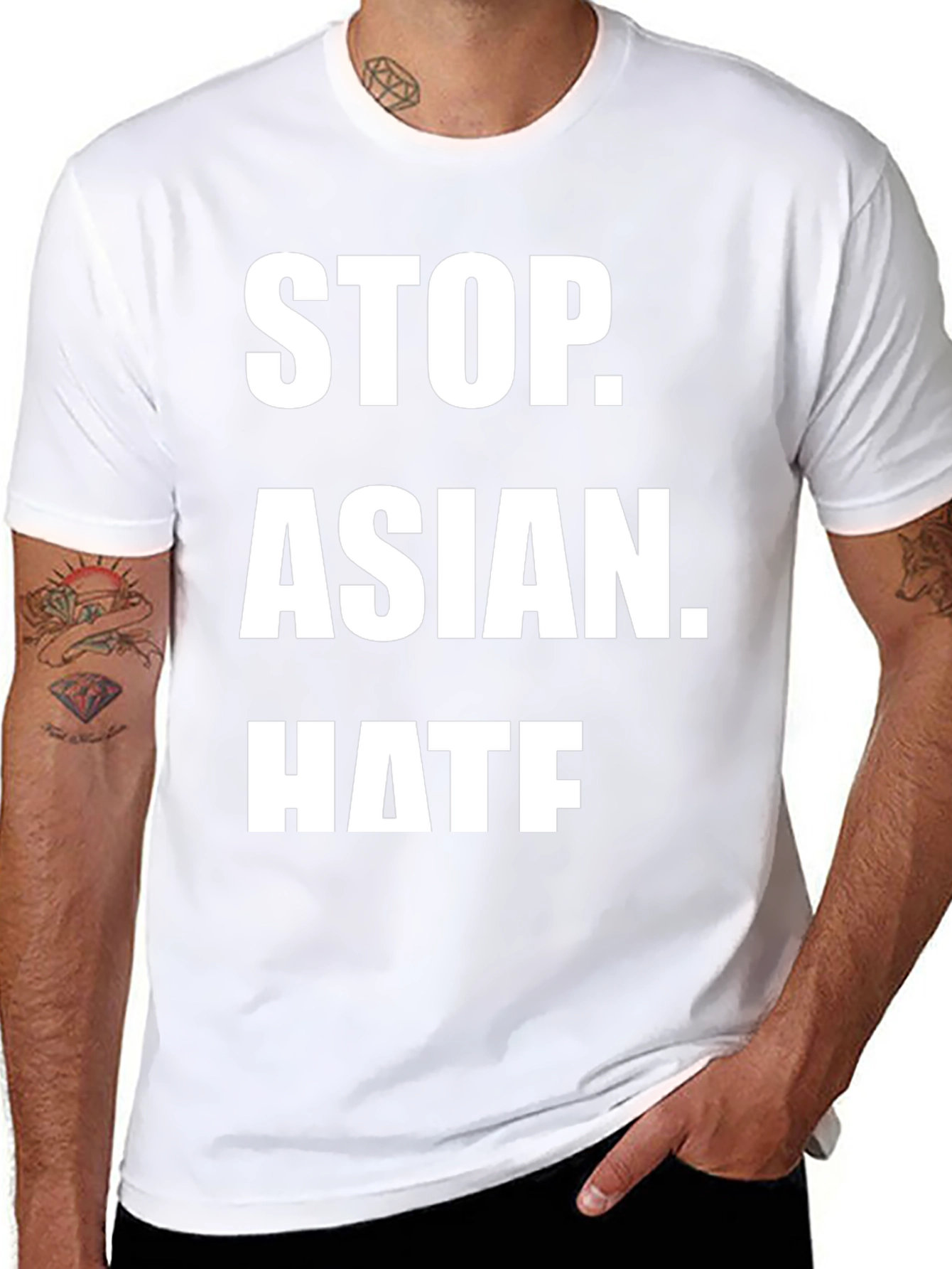 Stop Asian Hate T-Shirt - Black
