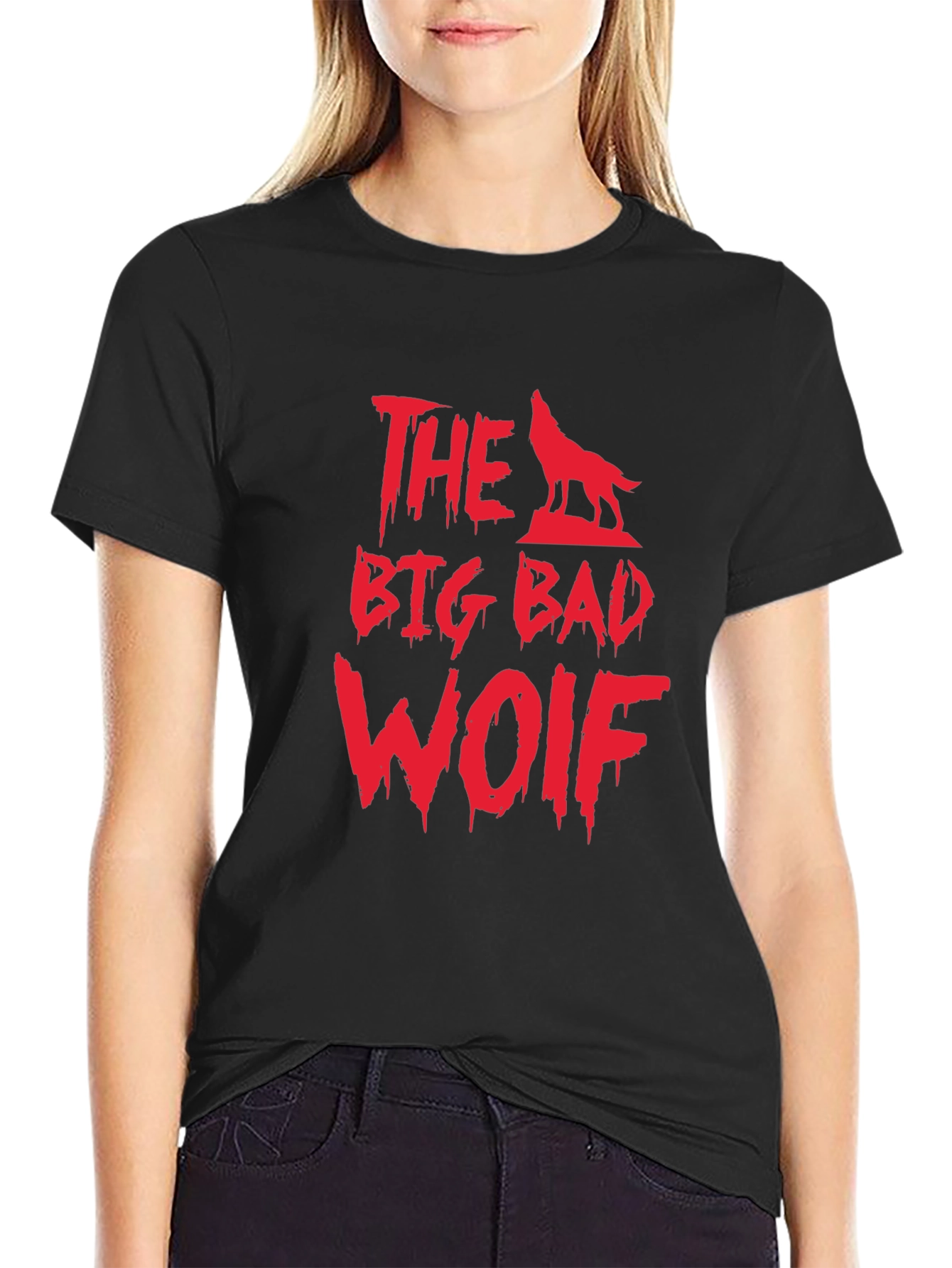 The Big Bad Wolf Graphic Tee - Black T-Shirt