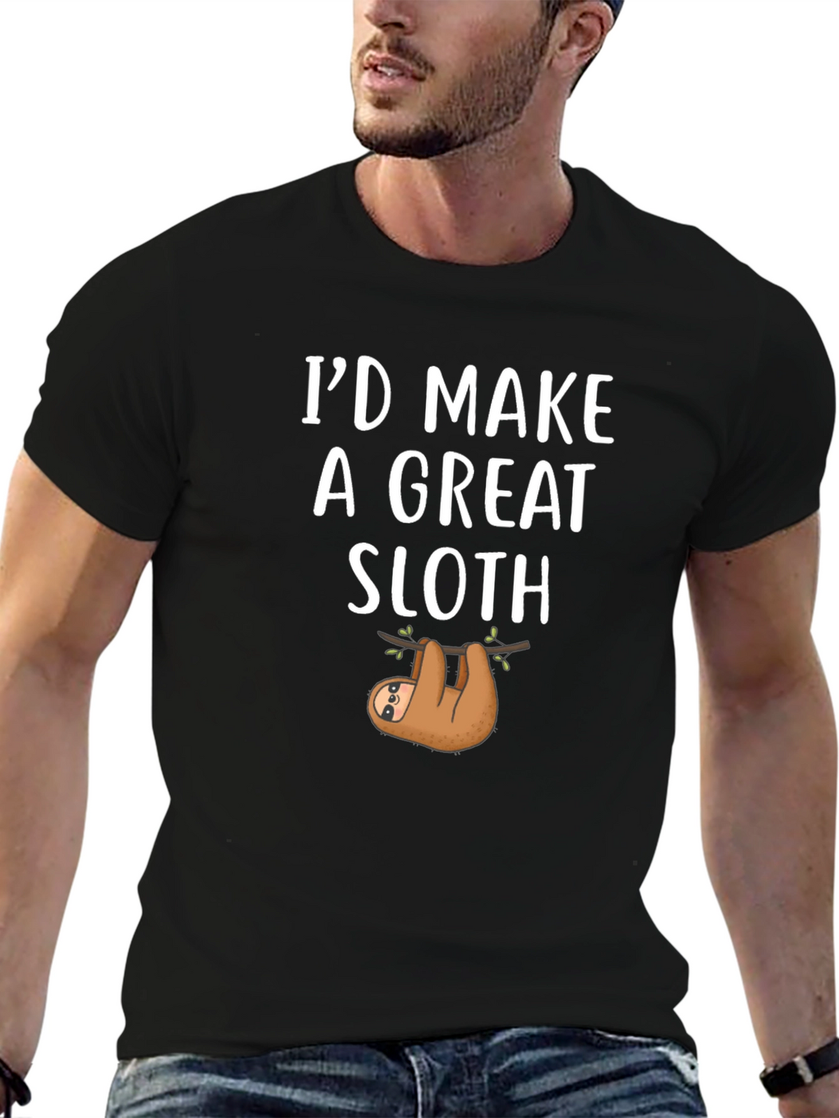 Great Sloth T-Shirt - Funny Animal Tee