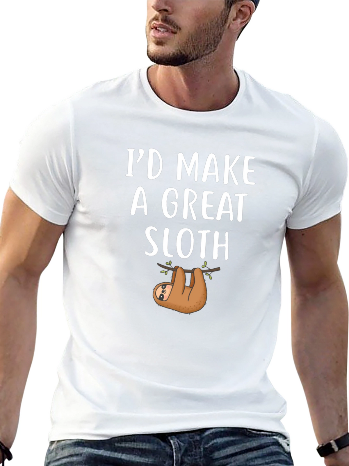 Great Sloth T-Shirt - Funny Animal Tee