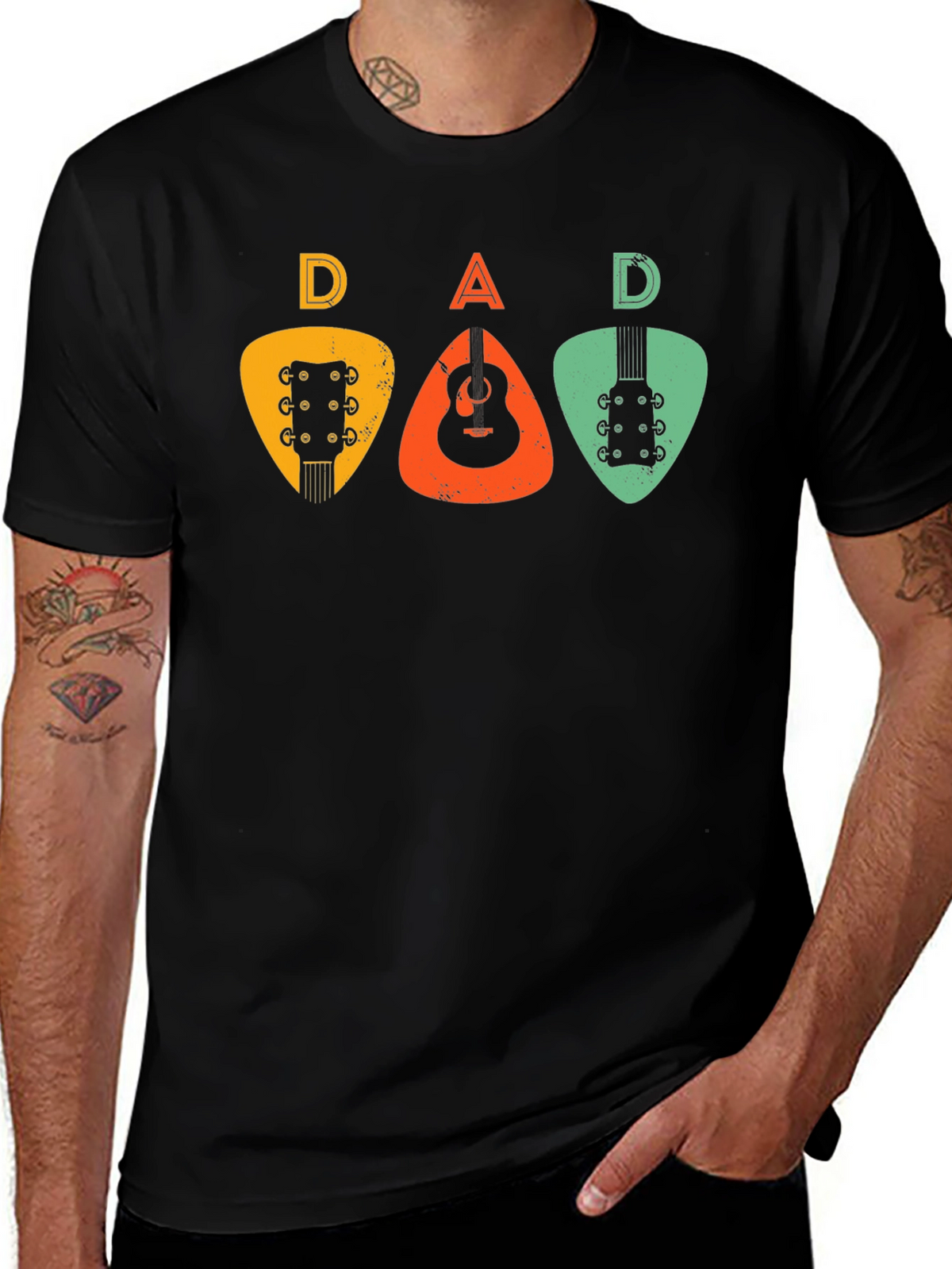Guitar Pick Dad T-Shirt