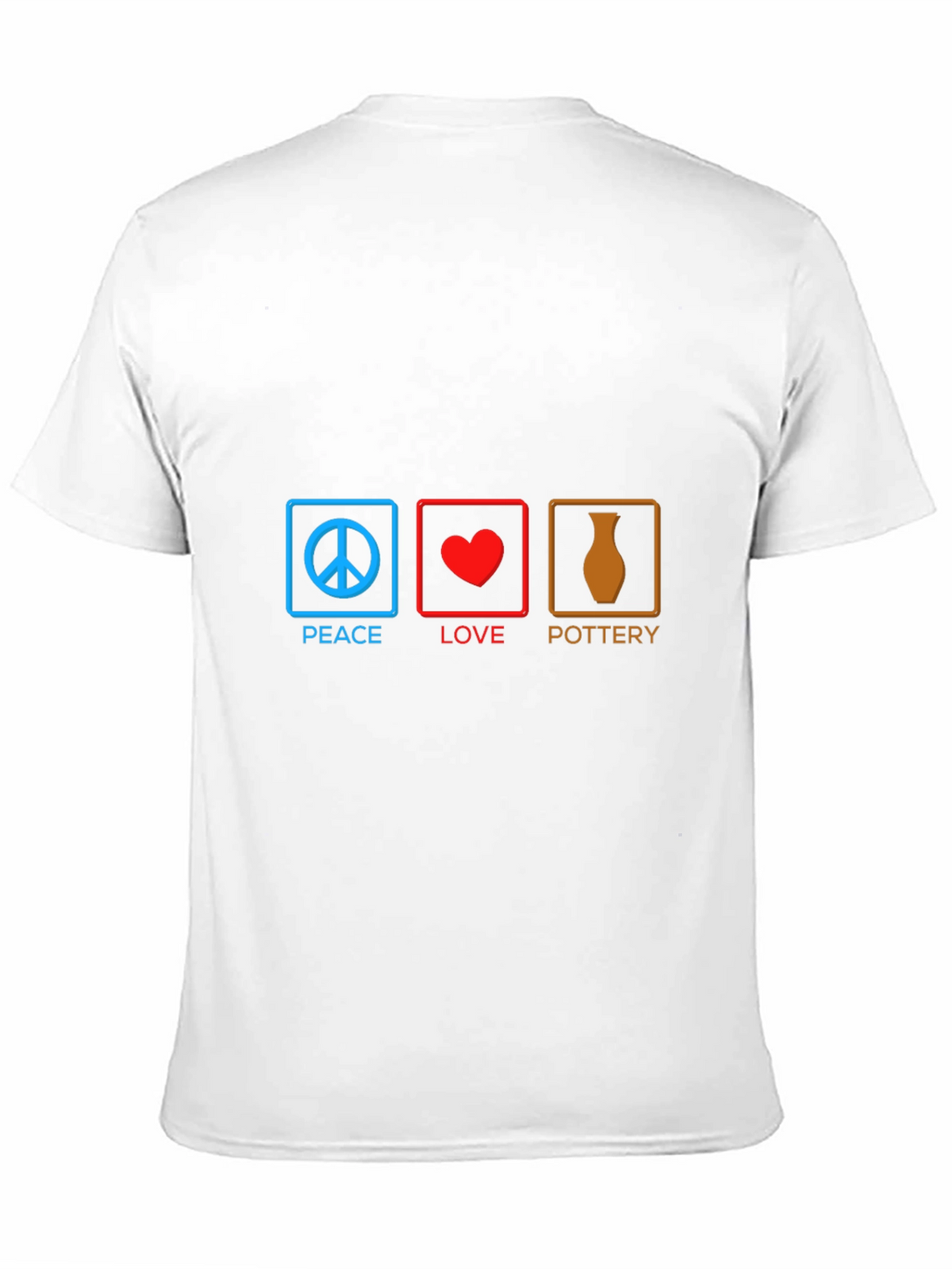 Peace Love Pottery T-Shirt - Unique Artist Gift