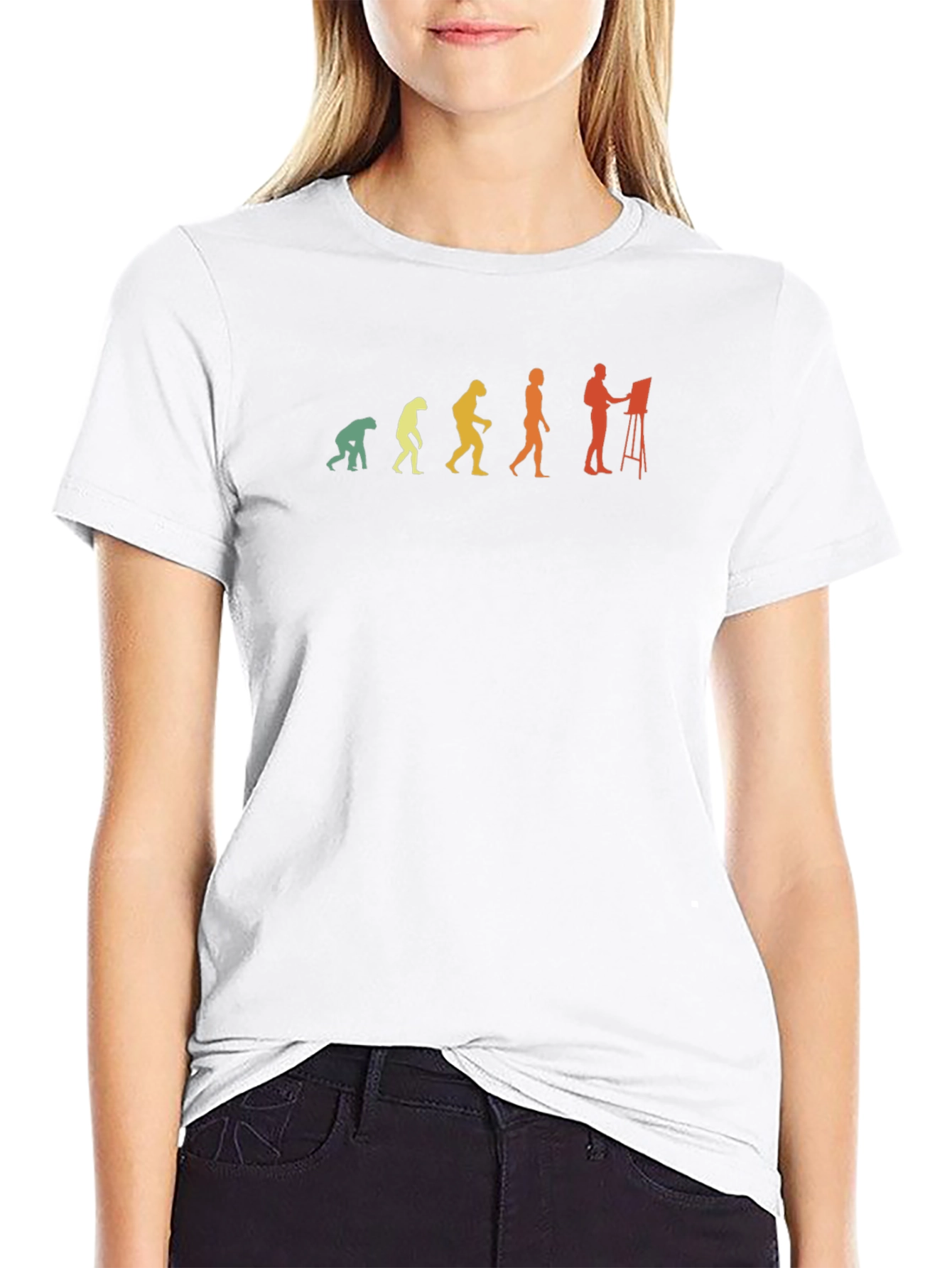 Artist Evolution Black T-Shirt