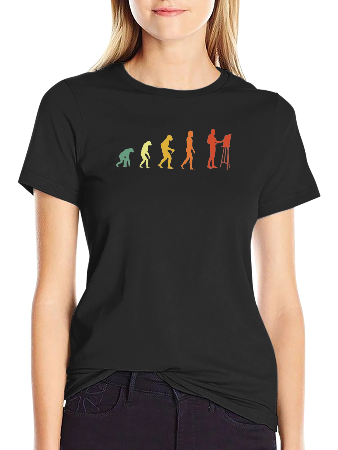 Artist Evolution Black T-Shirt
