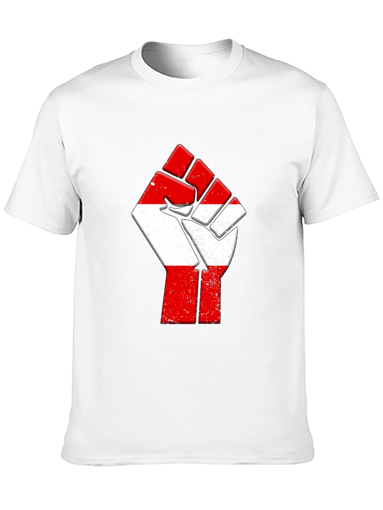 Austrian Flag Fist T-Shirt - Support Freedom