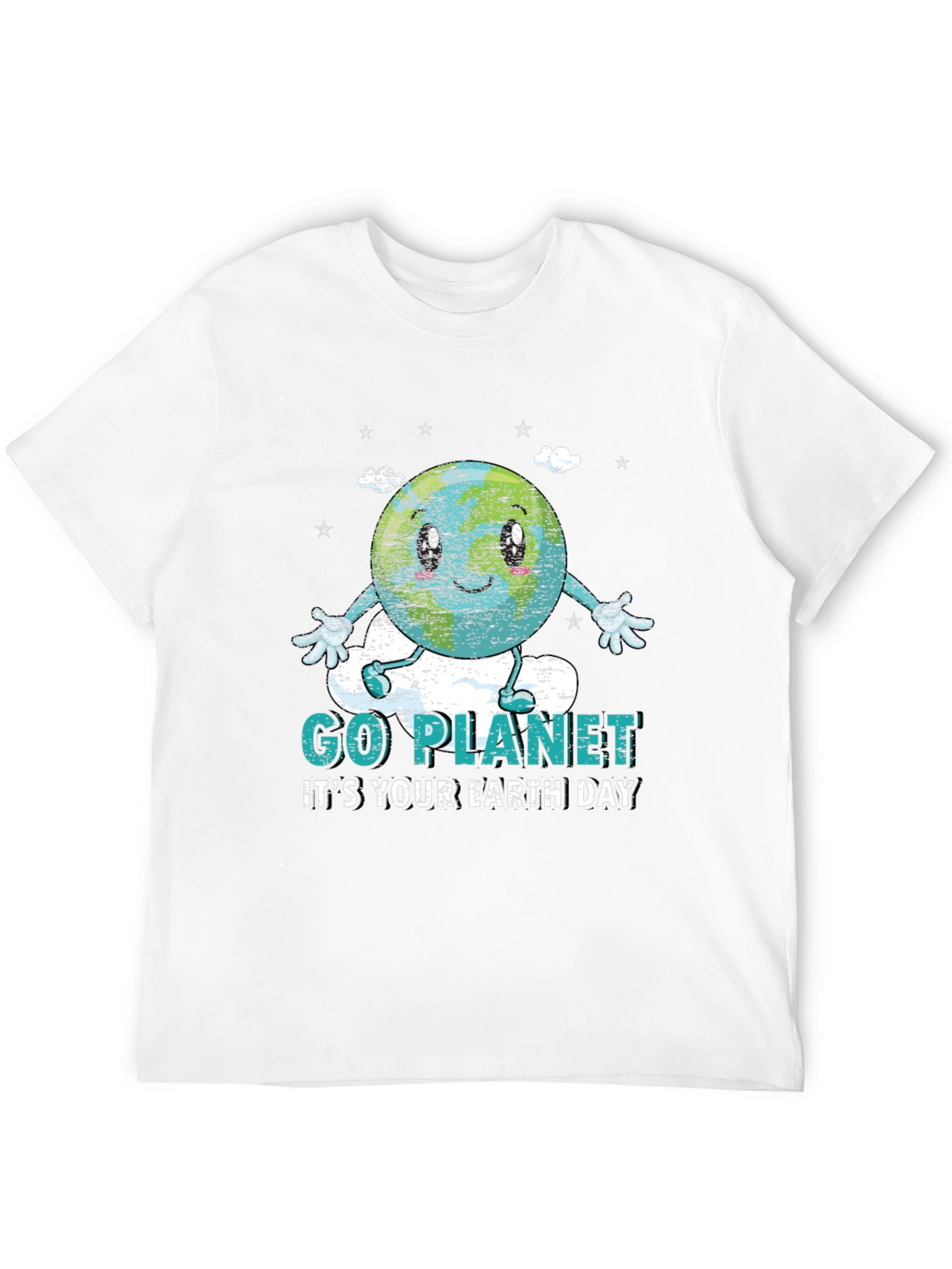 Go Planet Earth Day Graphic T-Shirt