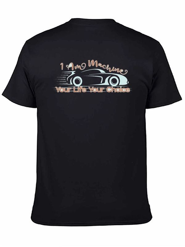 I Am Machine Black Graphic Tee