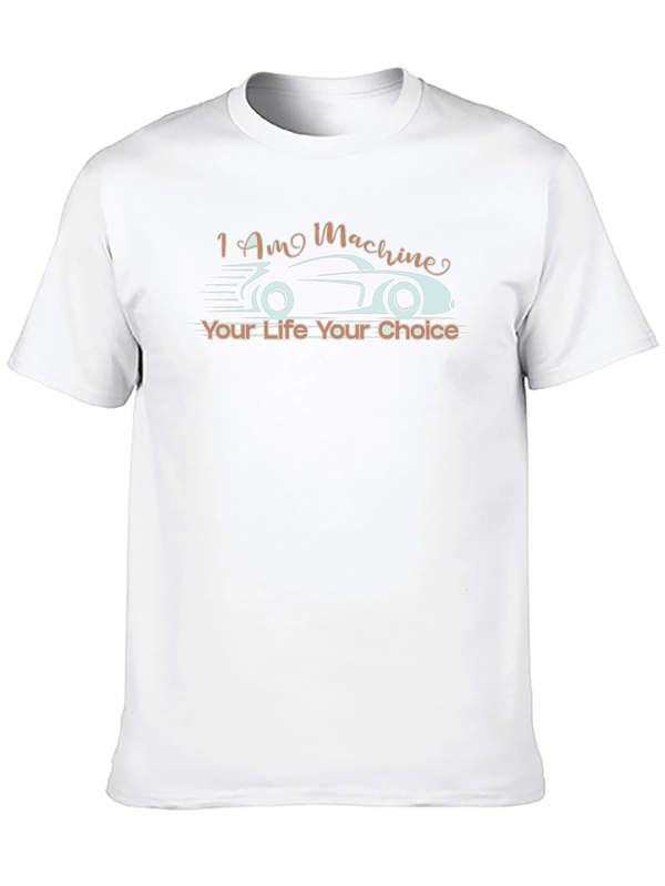 I Am Machine Black Graphic Tee