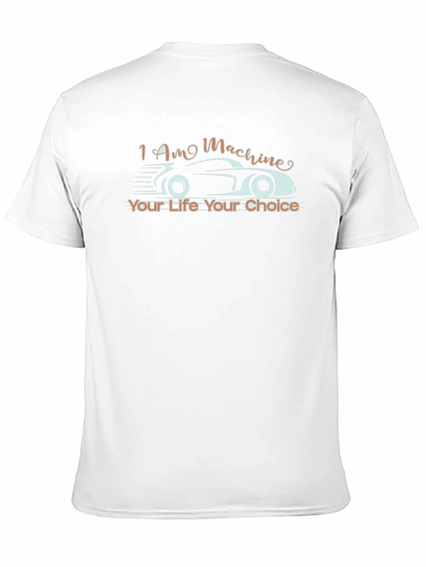 I Am Machine Black Graphic Tee