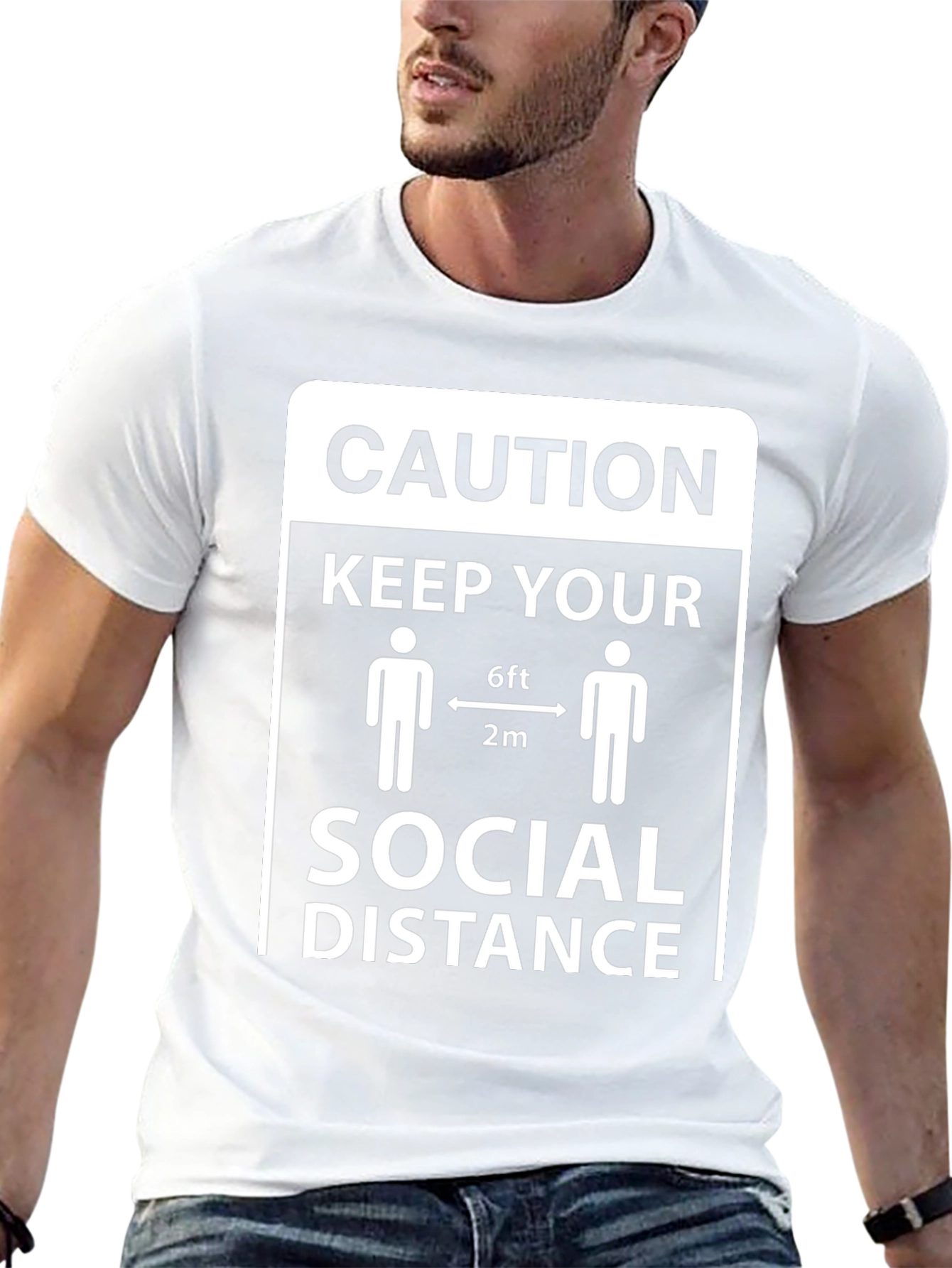 Caution Keep Your Social Distance T-Shirt