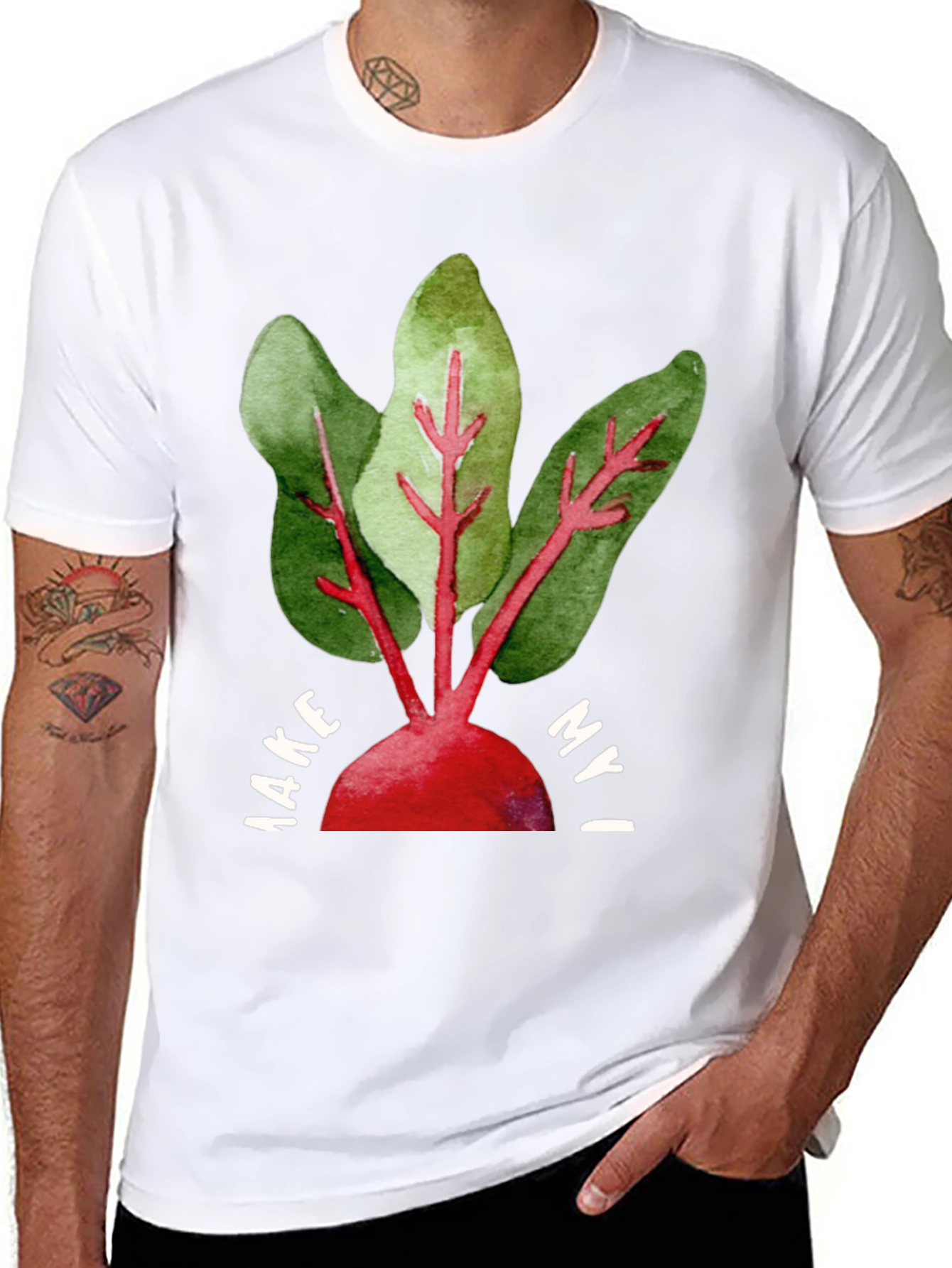Beetroot Tee: Make My Heart Beet!