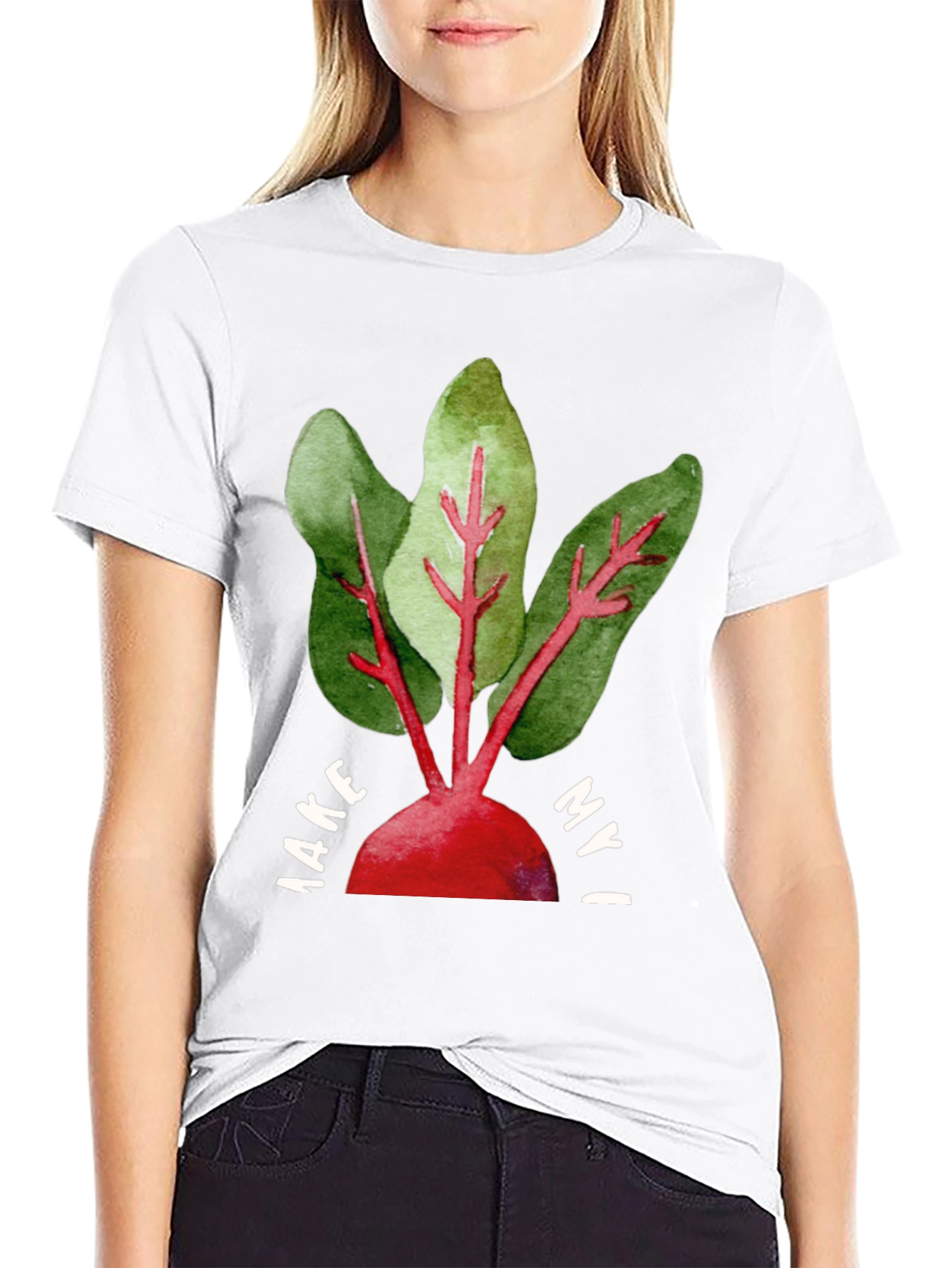 Beetroot Tee: Make My Heart Beet!