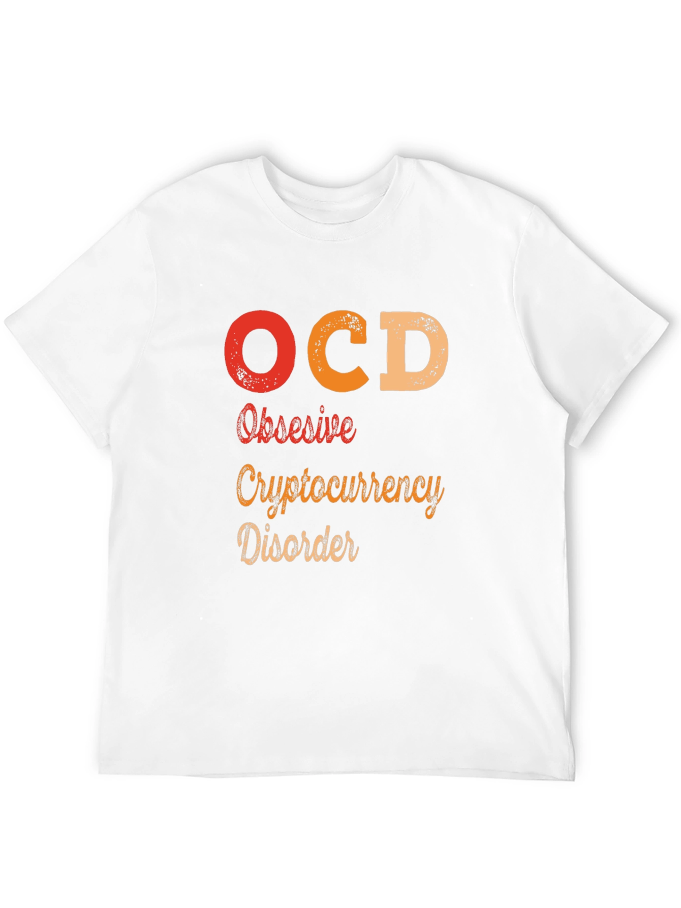 OCD Obsessive Cryptocurrency Disorder Graphic Tee