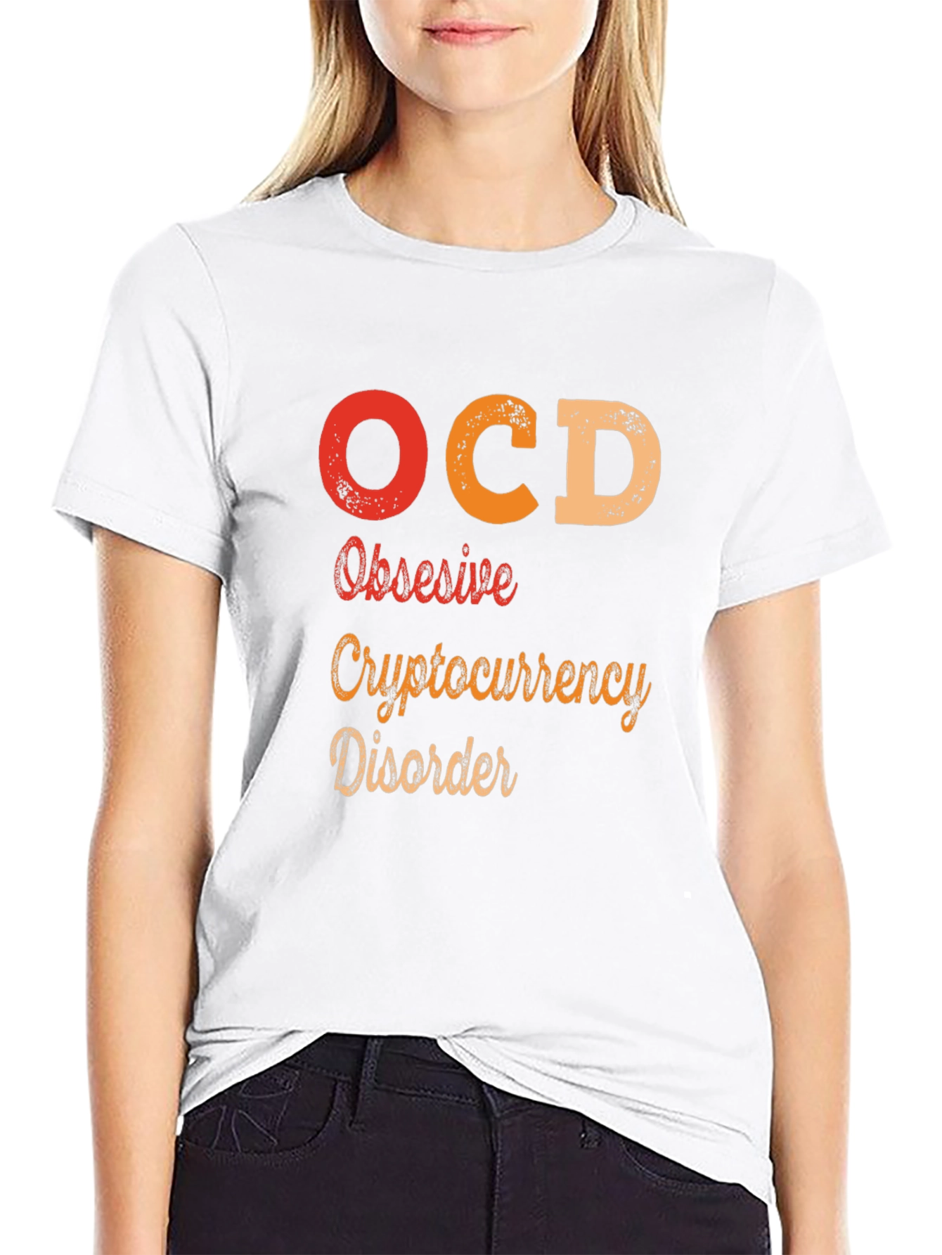 OCD Obsessive Cryptocurrency Disorder Graphic Tee